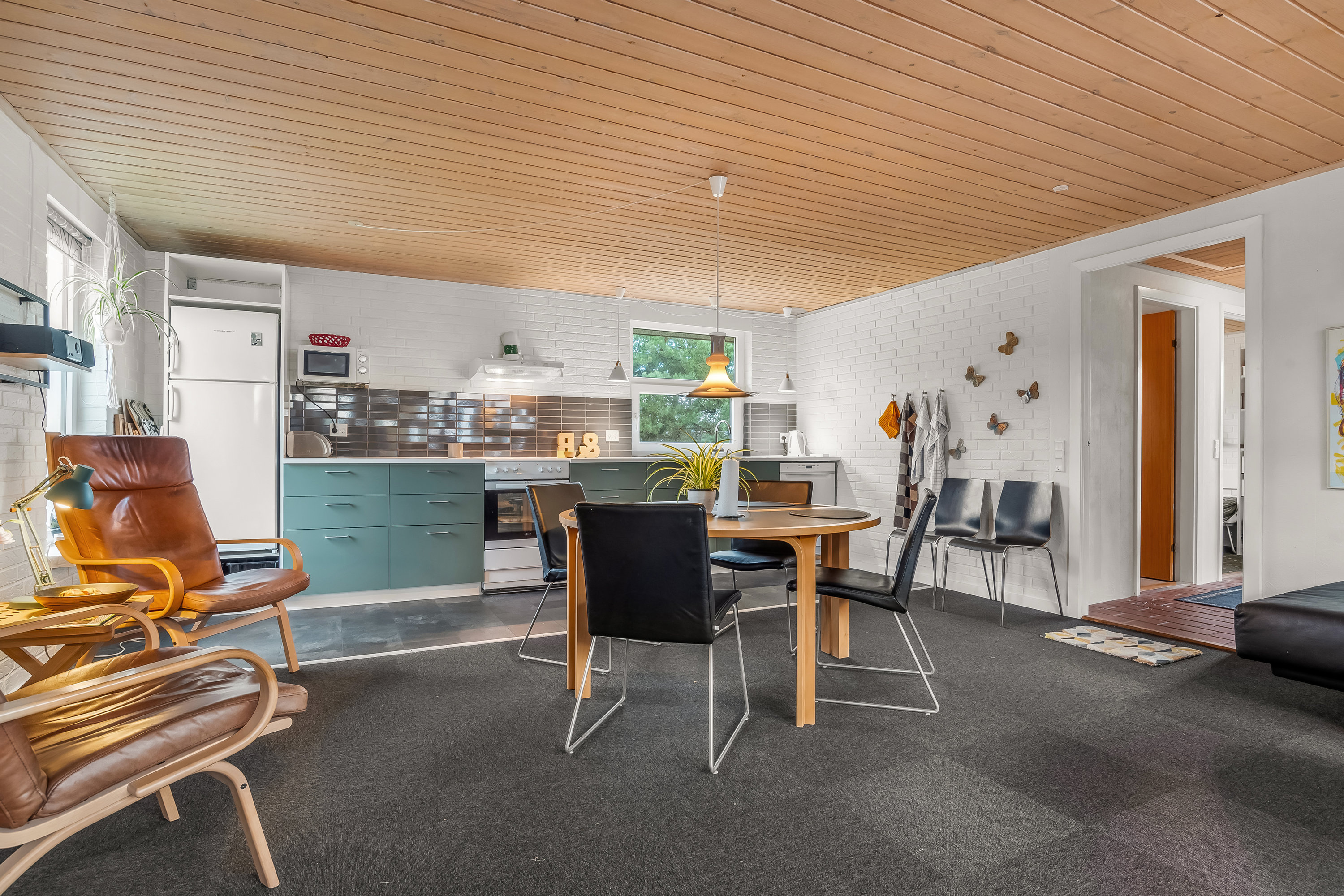 Fremhævet køkken alrum billede i fuldskærmstilstand. Billede af Milevej 16, Klegod, 6950 Ringkøbing