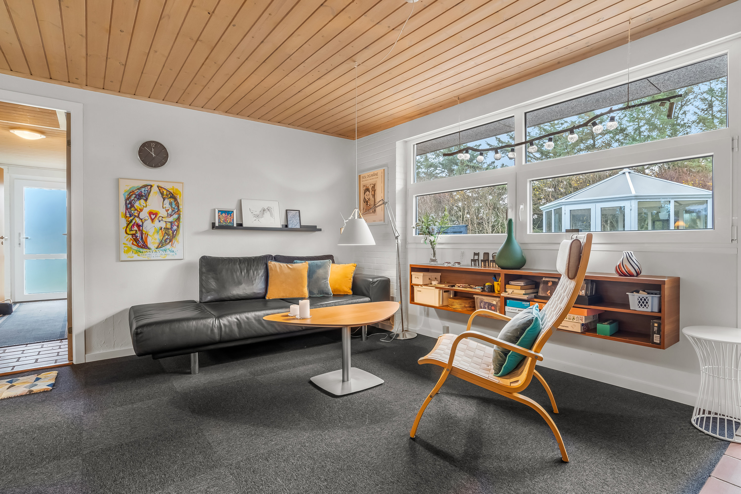 Fremhævet stue billede i fuldskærmstilstand. Billede af Milevej 16, Klegod, 6950 Ringkøbing