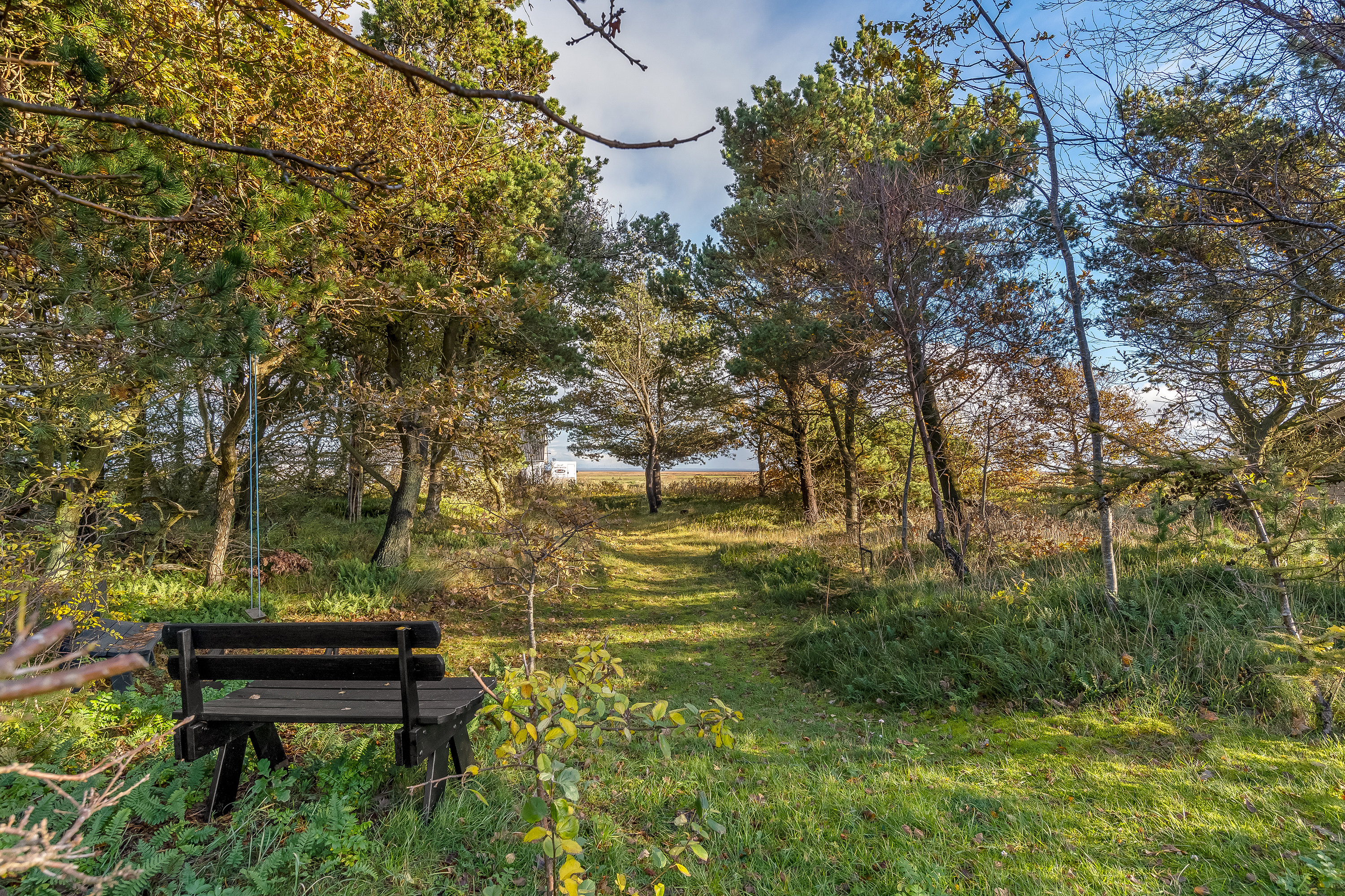 Fremhævet baghave billede i fuldskærmstilstand. Billede af Fladsbjergvej 220, Klegod, 6950 Ringkøbing