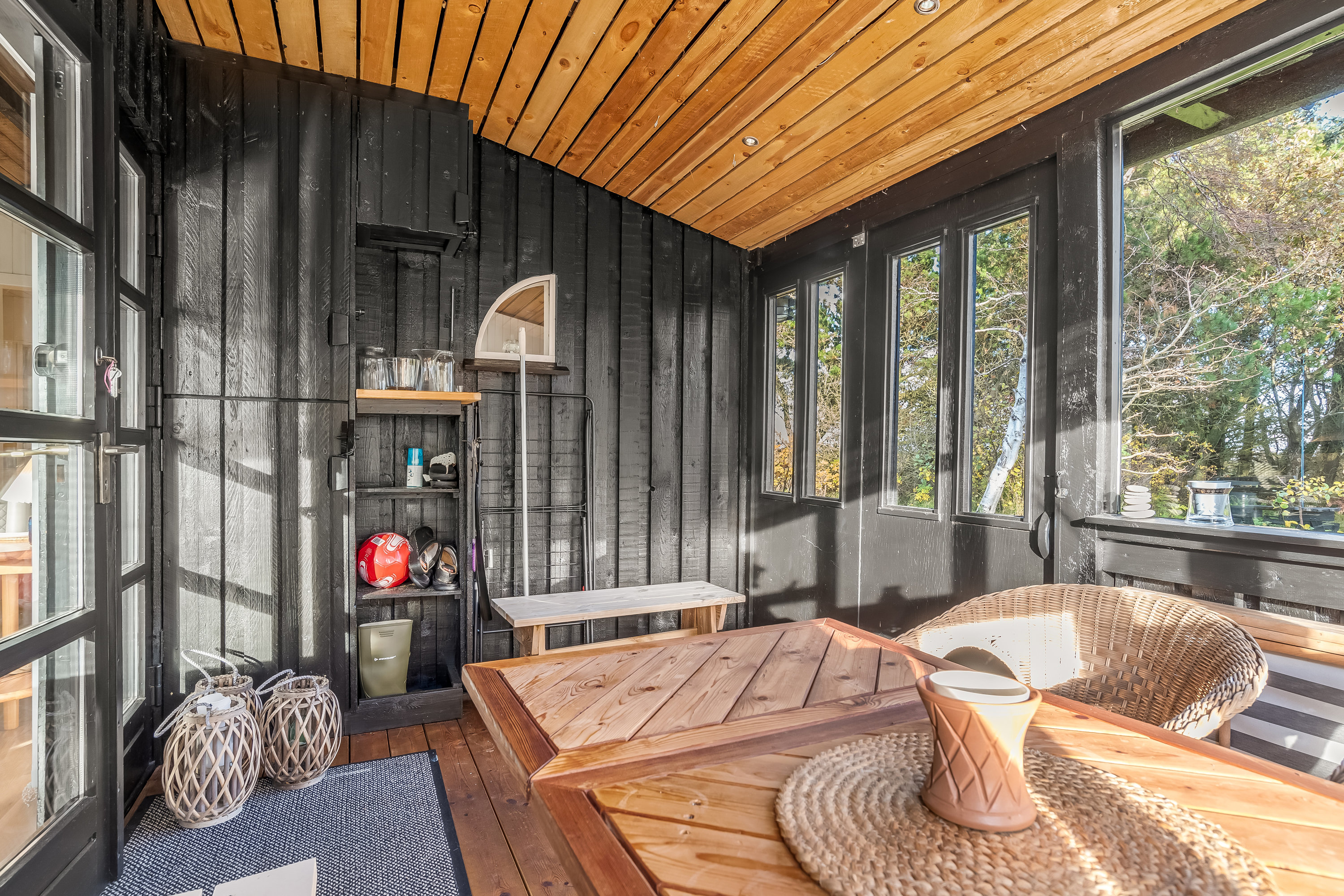 Fremhævet udestue billede i fuldskærmstilstand. Billede af Fladsbjergvej 220, Klegod, 6950 Ringkøbing