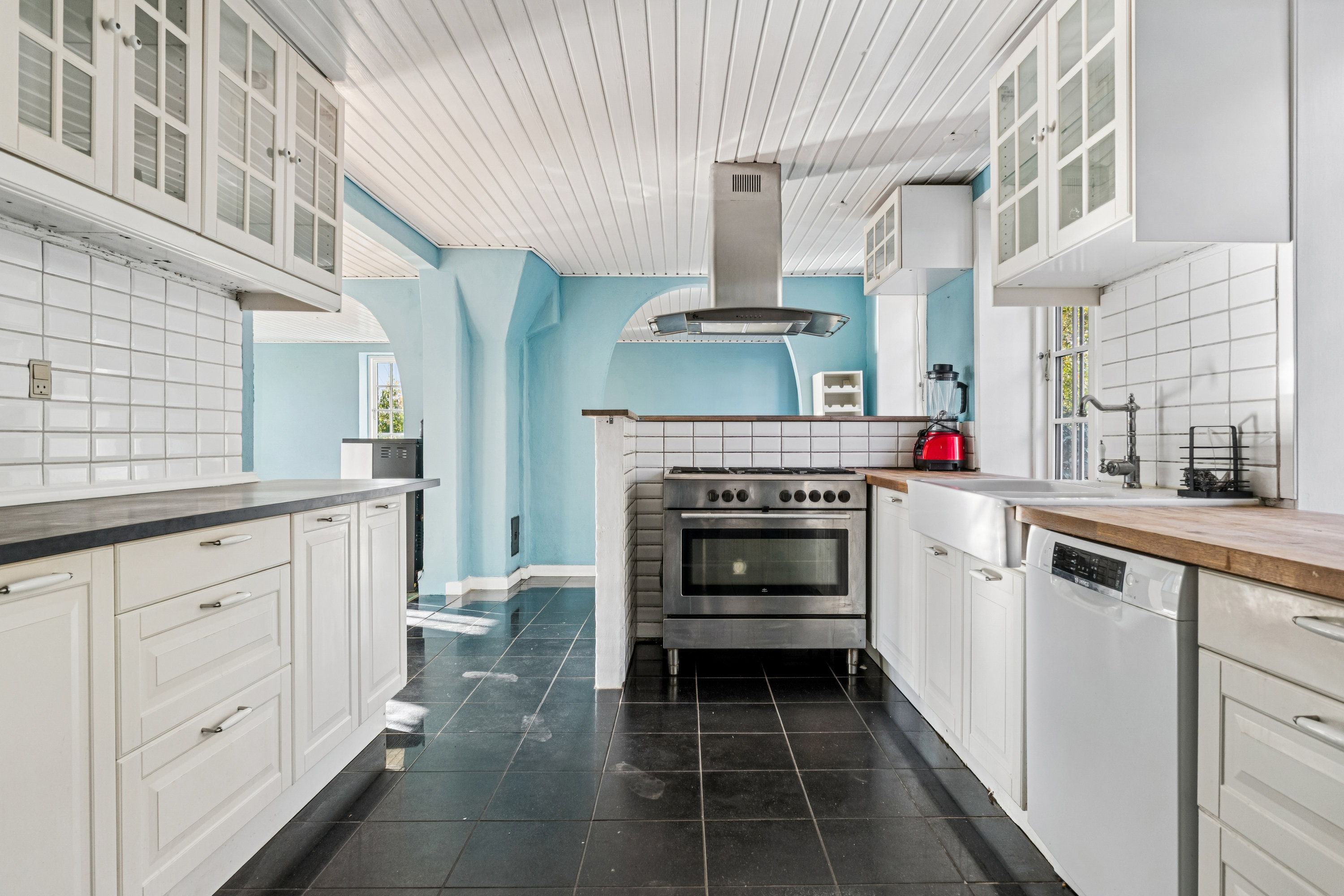 Fremhævet køkken billede i fuldskærmstilstand. Billede af Græsvængevej 60, 5960 Marstal