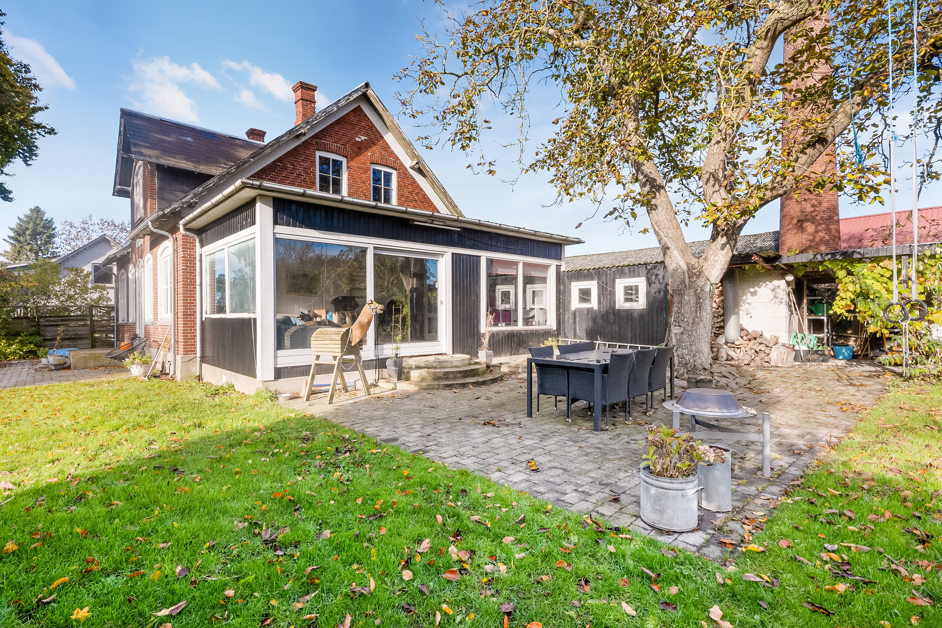 Fremhævet terrasse billede i fuldskærmstilstand. Billede af Heimdalsvej 12, Kauslunde, 5500 Middelfart