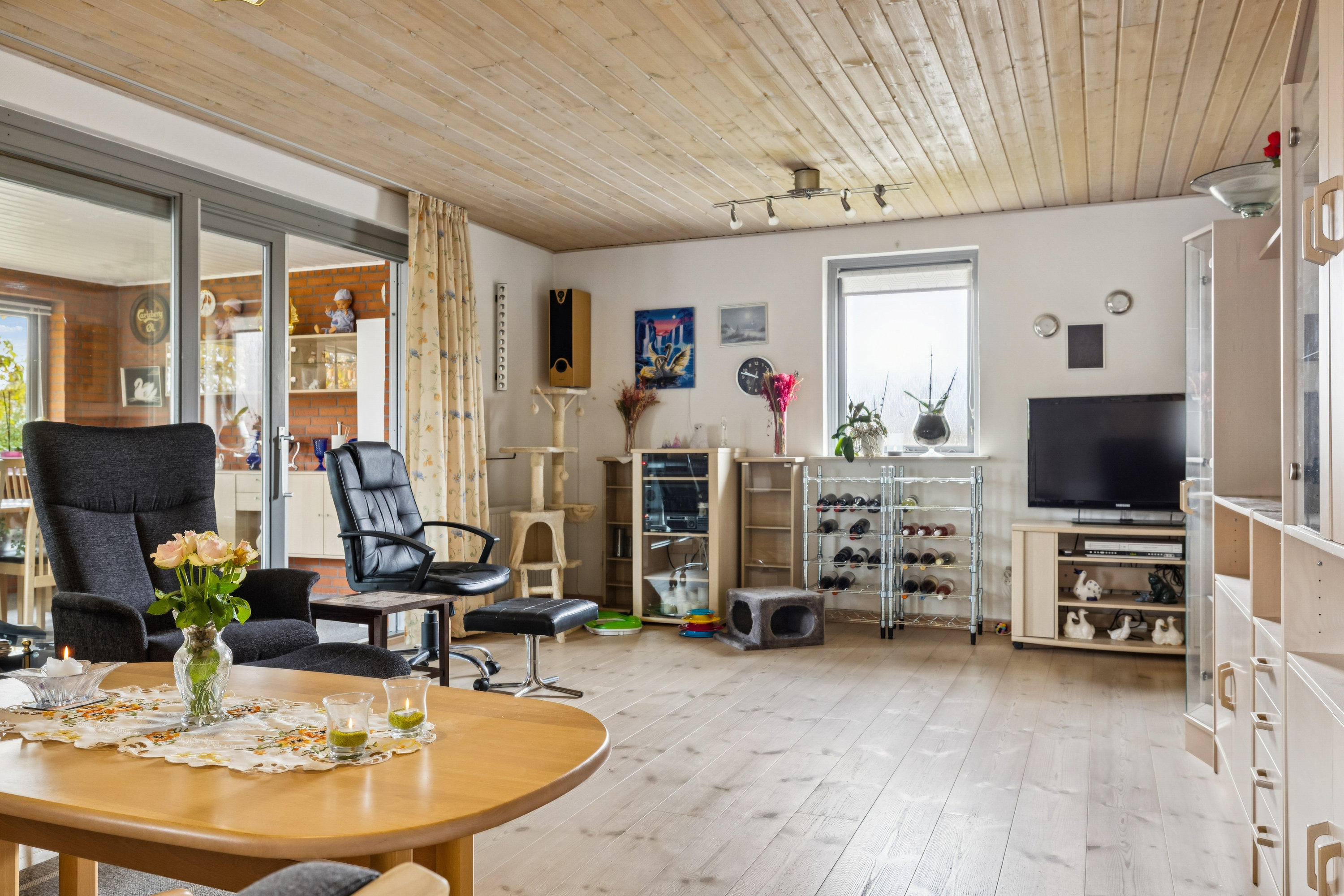 Fremhævet stue billede i fuldskærmstilstand. Billede af Næråparken 16, Sønder Nærå, 5792 Årslev