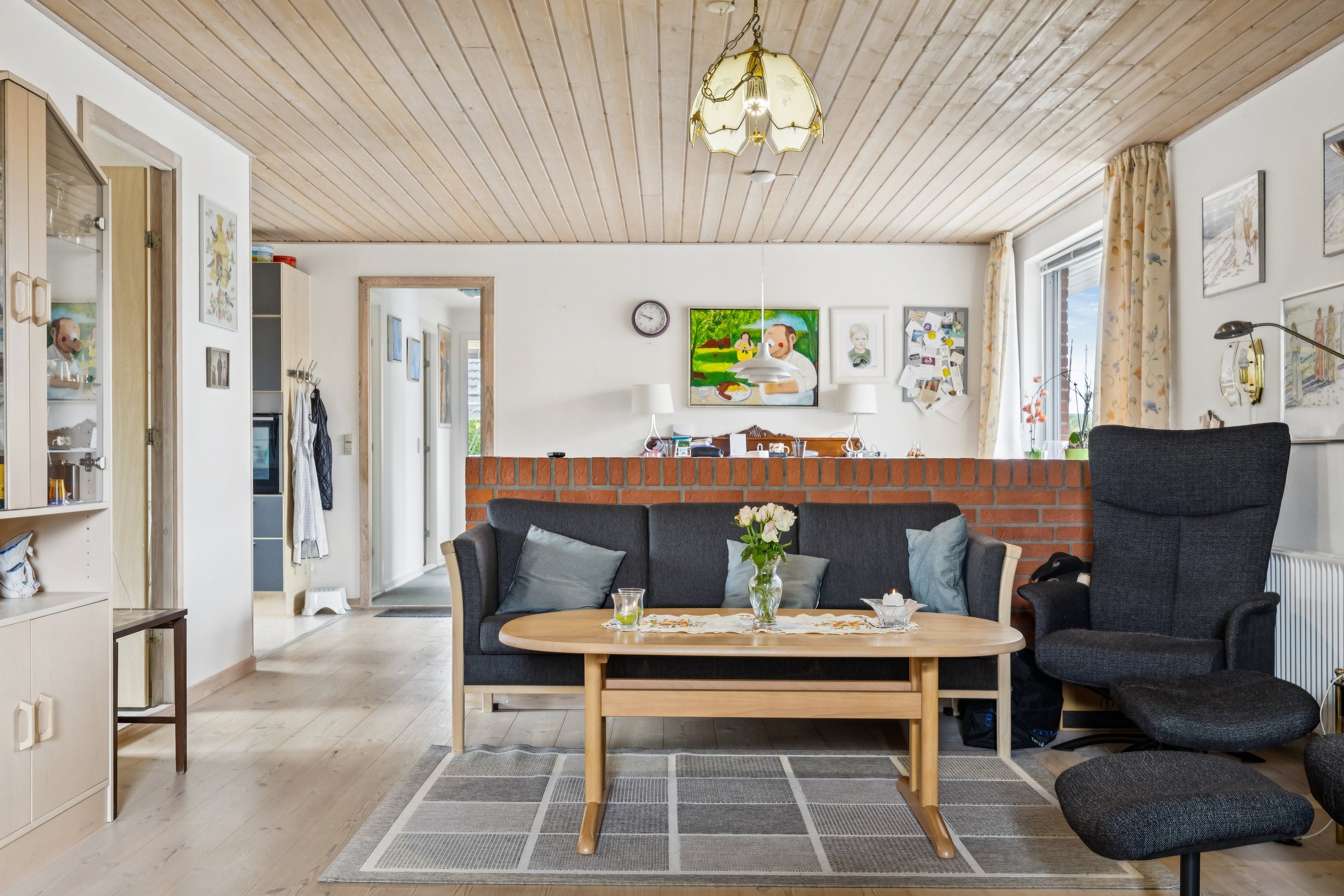 Fremhævet stue billede i fuldskærmstilstand. Billede af Næråparken 16, Sønder Nærå, 5792 Årslev