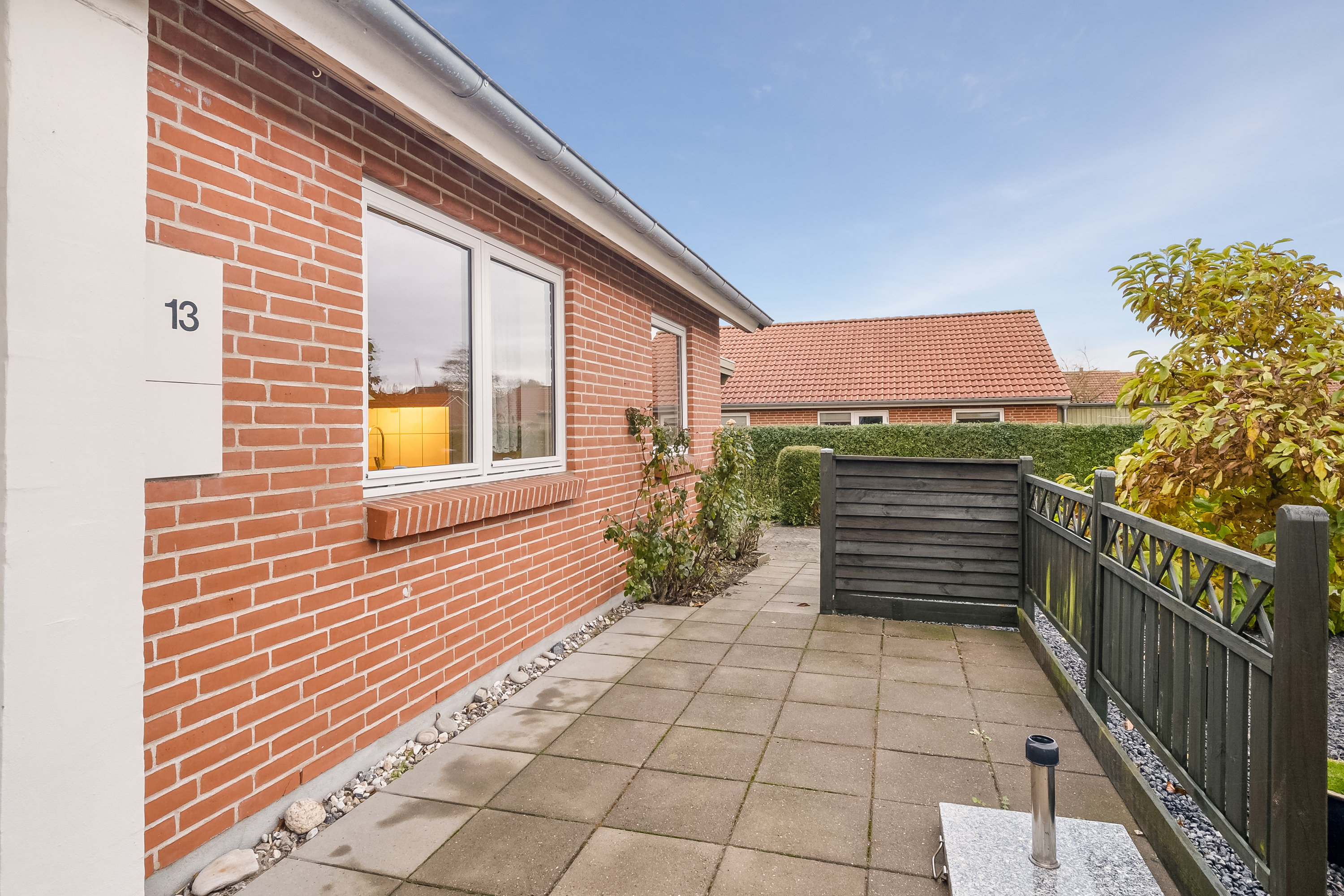 Fremhævet terrasse billede i fuldskærmstilstand. Billede af Bryggermarken 13, 5620 Glamsbjerg