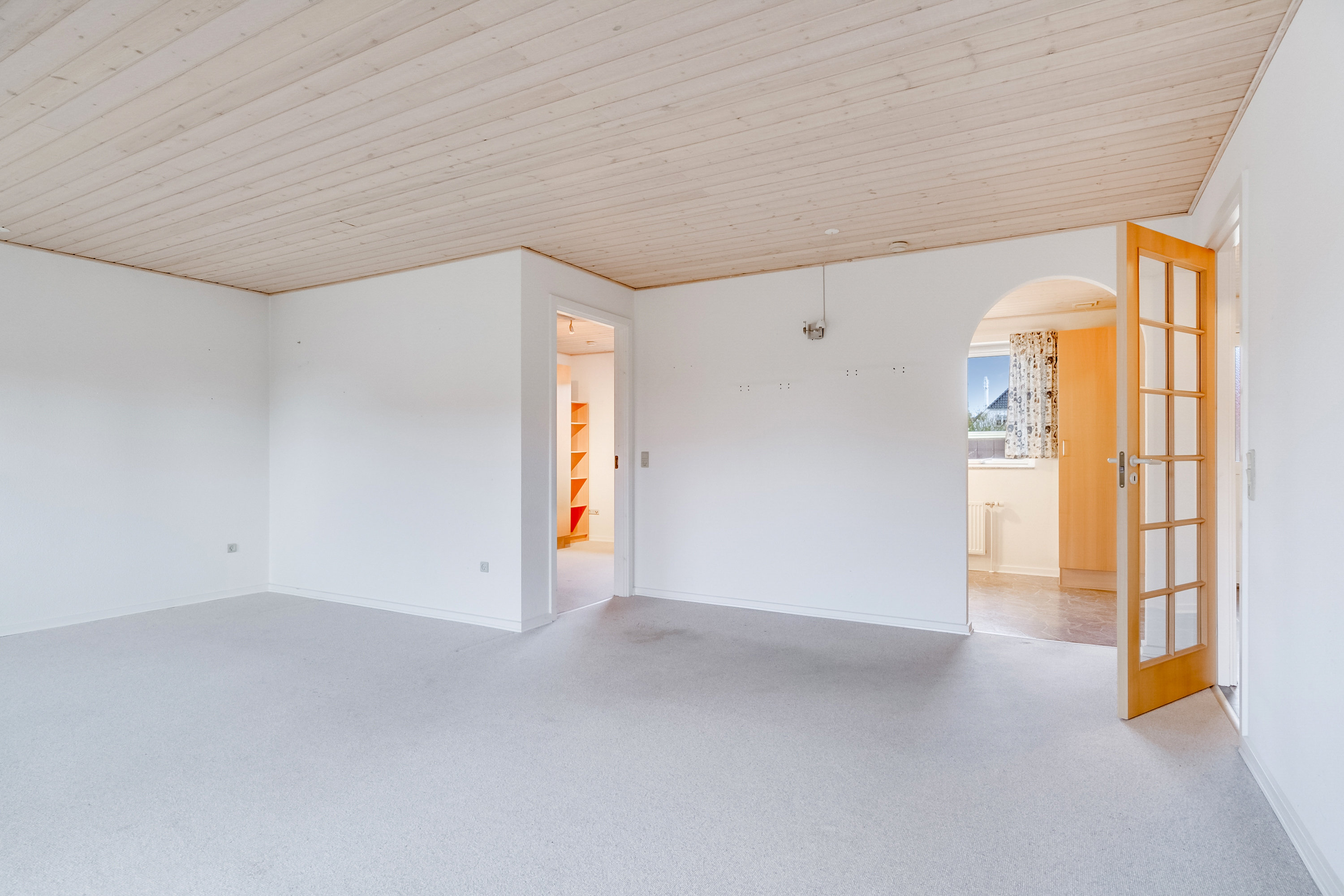 Fremhævet stue billede i fuldskærmstilstand. Billede af Bryggermarken 13, 5620 Glamsbjerg