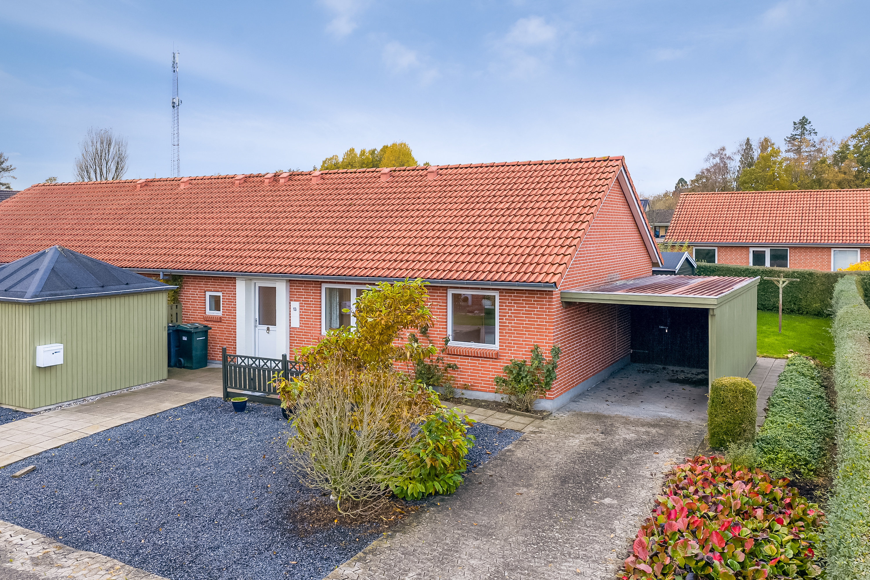 Andelsbolig: Facade på Bryggermarken 13, 5620 Glamsbjerg