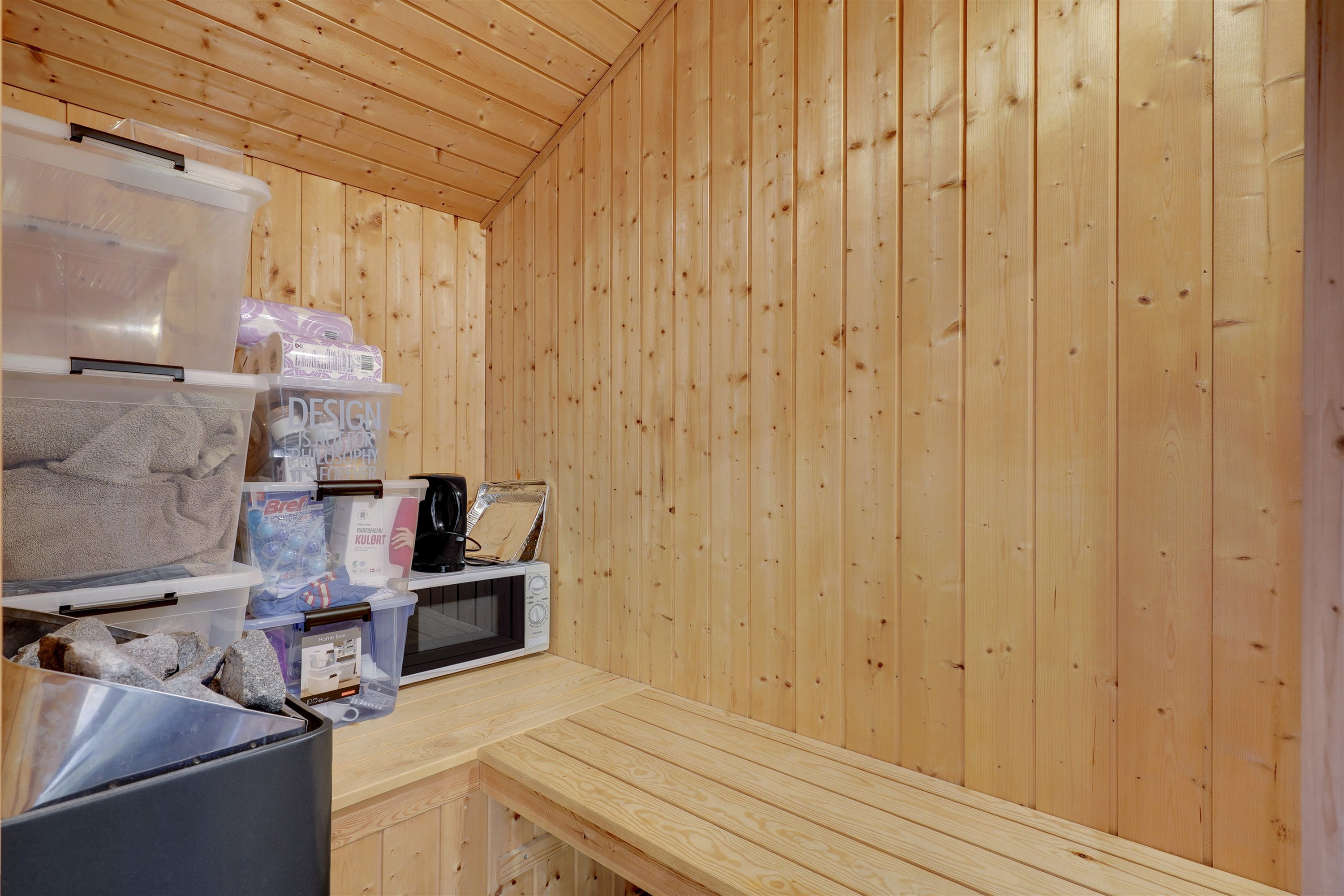 Fremhævet sauna billede i fuldskærmstilstand. Billede af Hennebysvej 42I, 6854 Henne