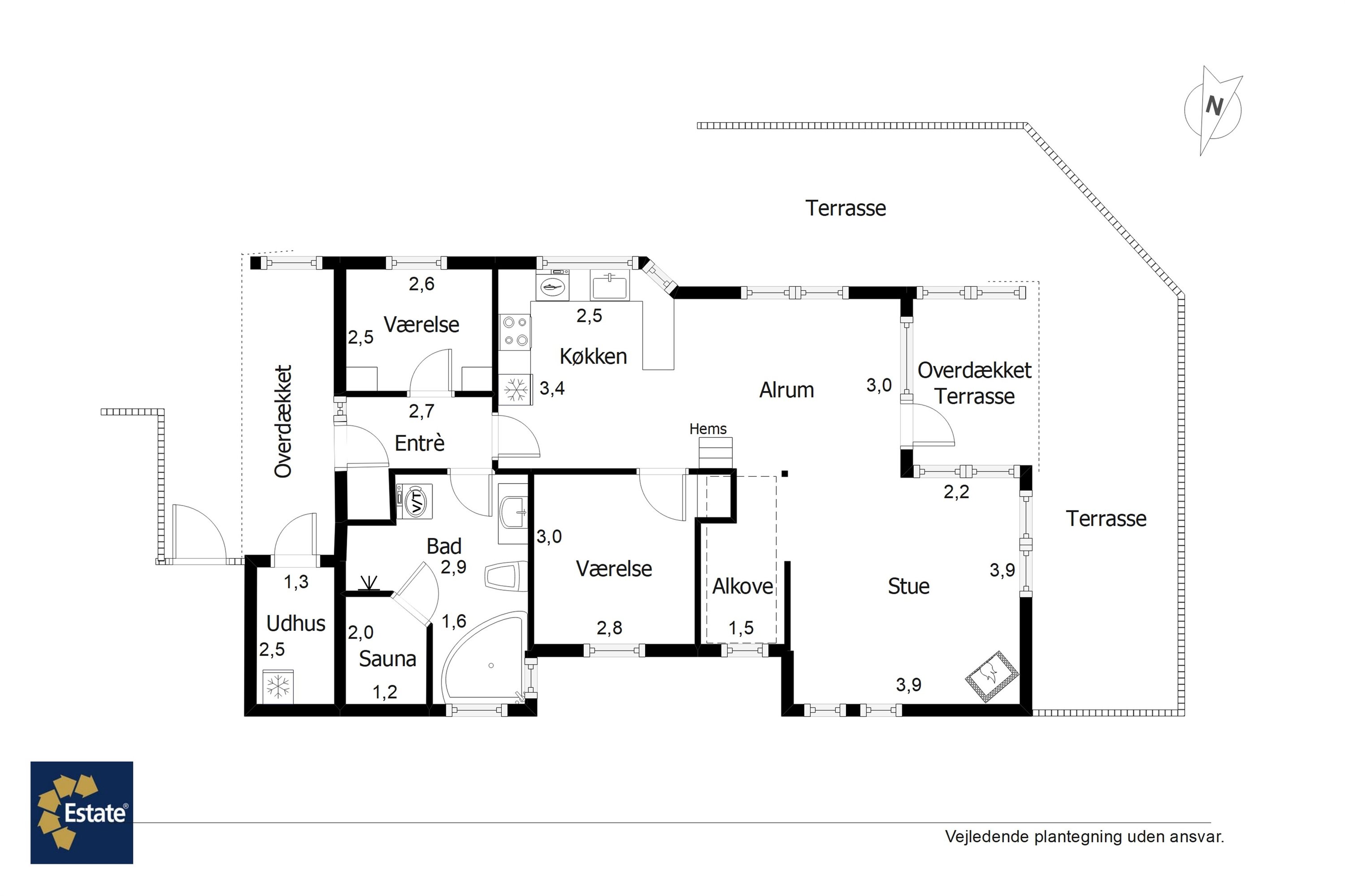 Plantegninger billede af Hennebysvej 42I, 6854 Henne