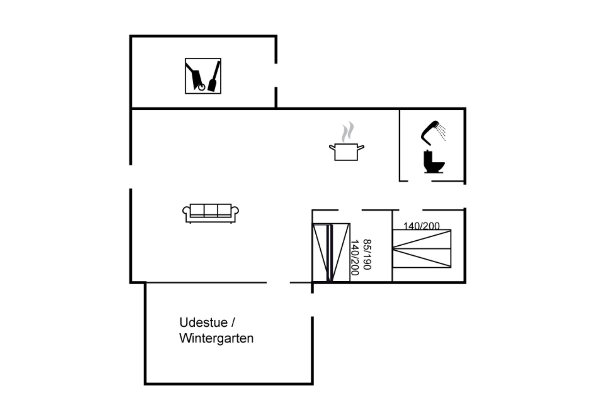 Plantegninger billede af Klitstien 24, Klitmøller, 7700 Thisted