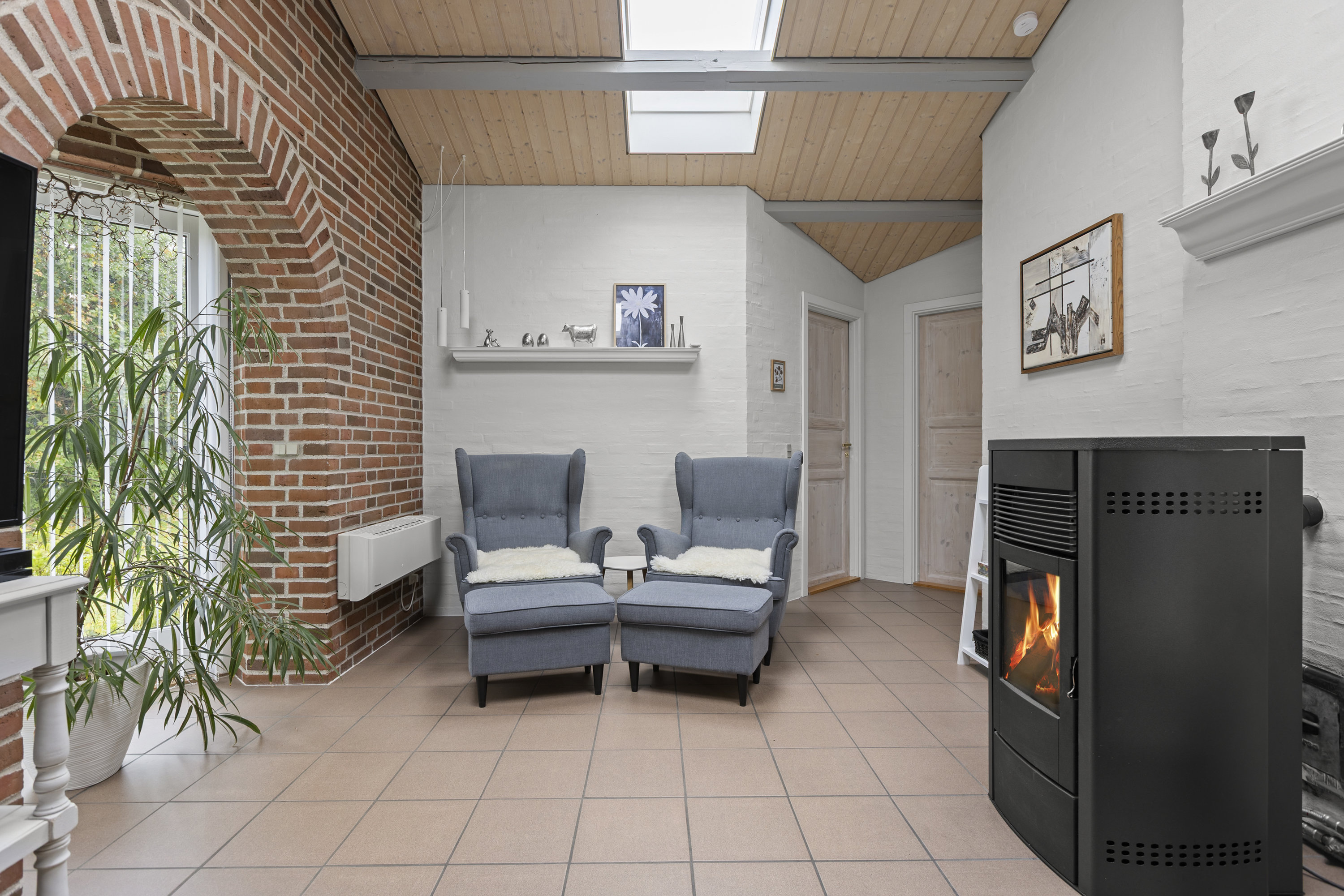 Fremhævet stue billede i fuldskærmstilstand. Billede af Elmelunden 13, Bjerge Str, 4480 Store Fuglede