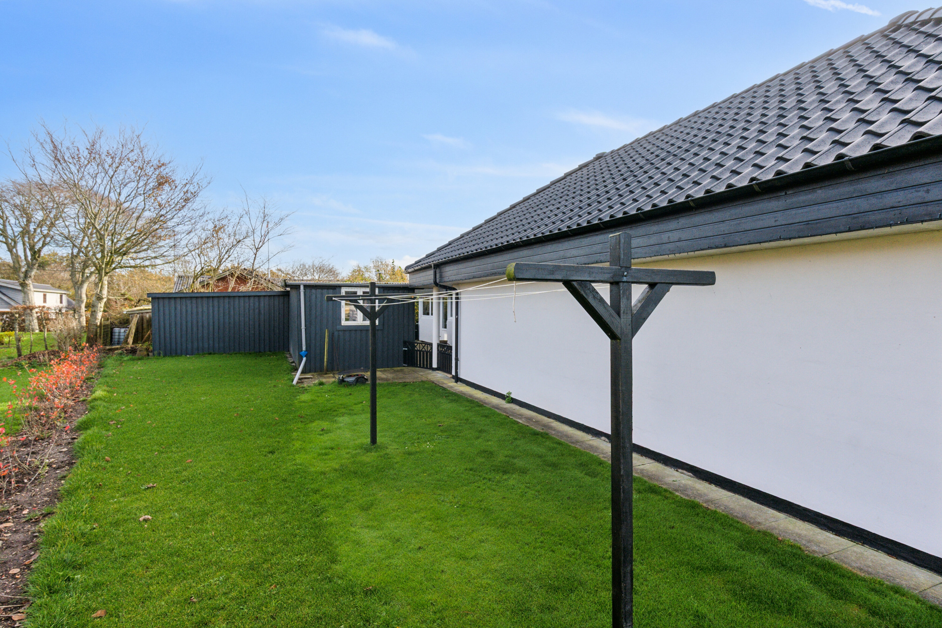 Fremhævet udendørs billede i fuldskærmstilstand. Billede af Buen 14, Stagstrup, 7752 Snedsted