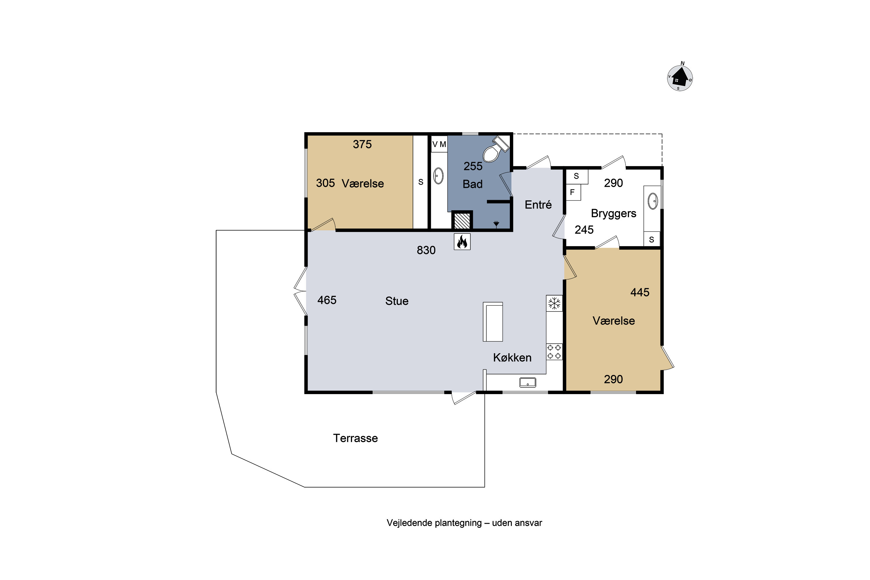 Plantegninger billede af Lille Dalbyvej 33, 4140 Borup