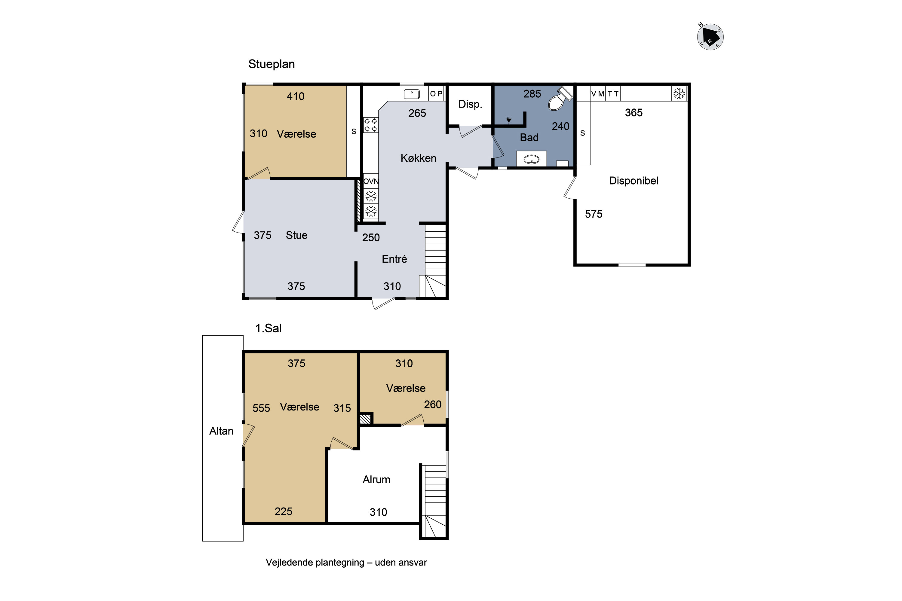 Plantegninger billede af Roskildevej 410, Ortved, 4100 Ringsted