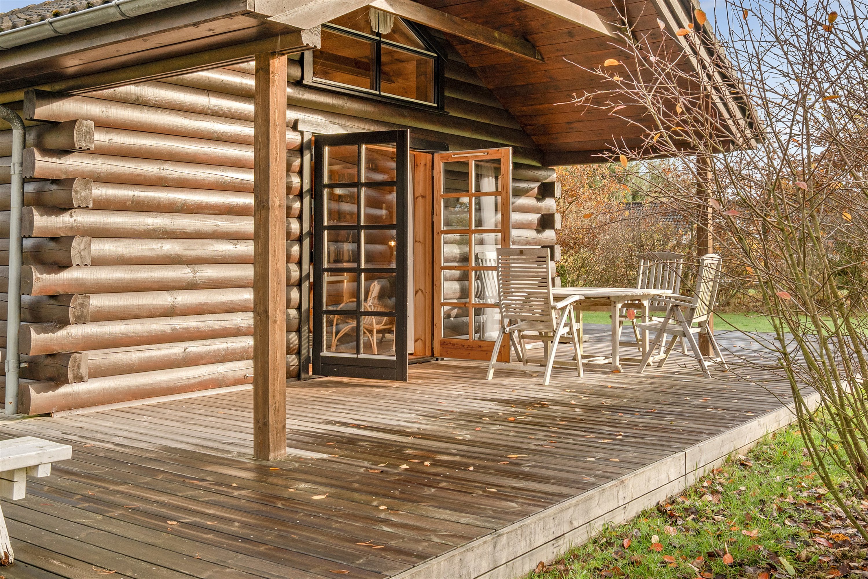 Fremhævet overdækket terrasse billede i fuldskærmstilstand. Billede af Gravensbjergvej 2, Lønne, 6830 Nørre Nebel