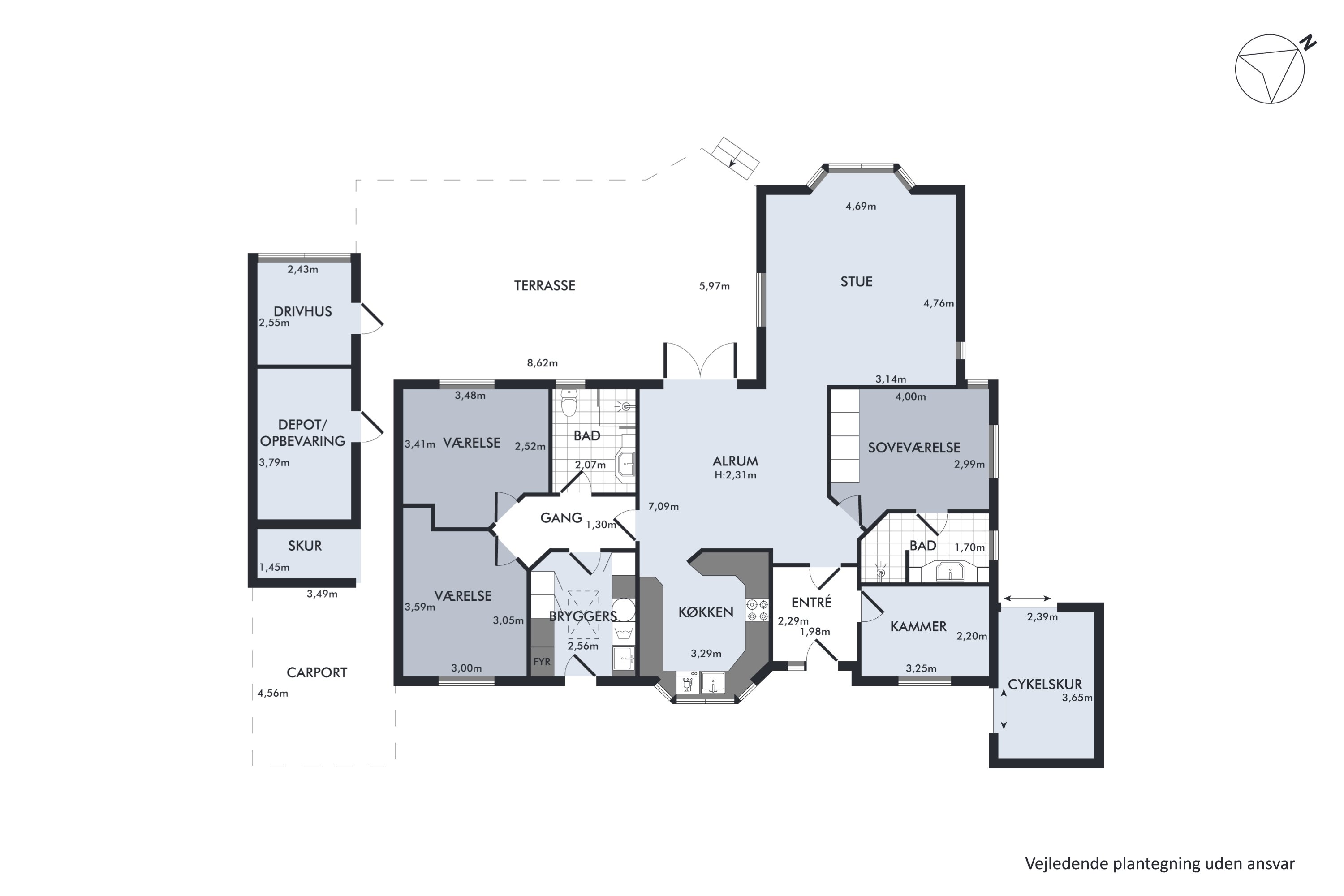 Plantegninger billede af Kagsåvej 29, 2860 Søborg
