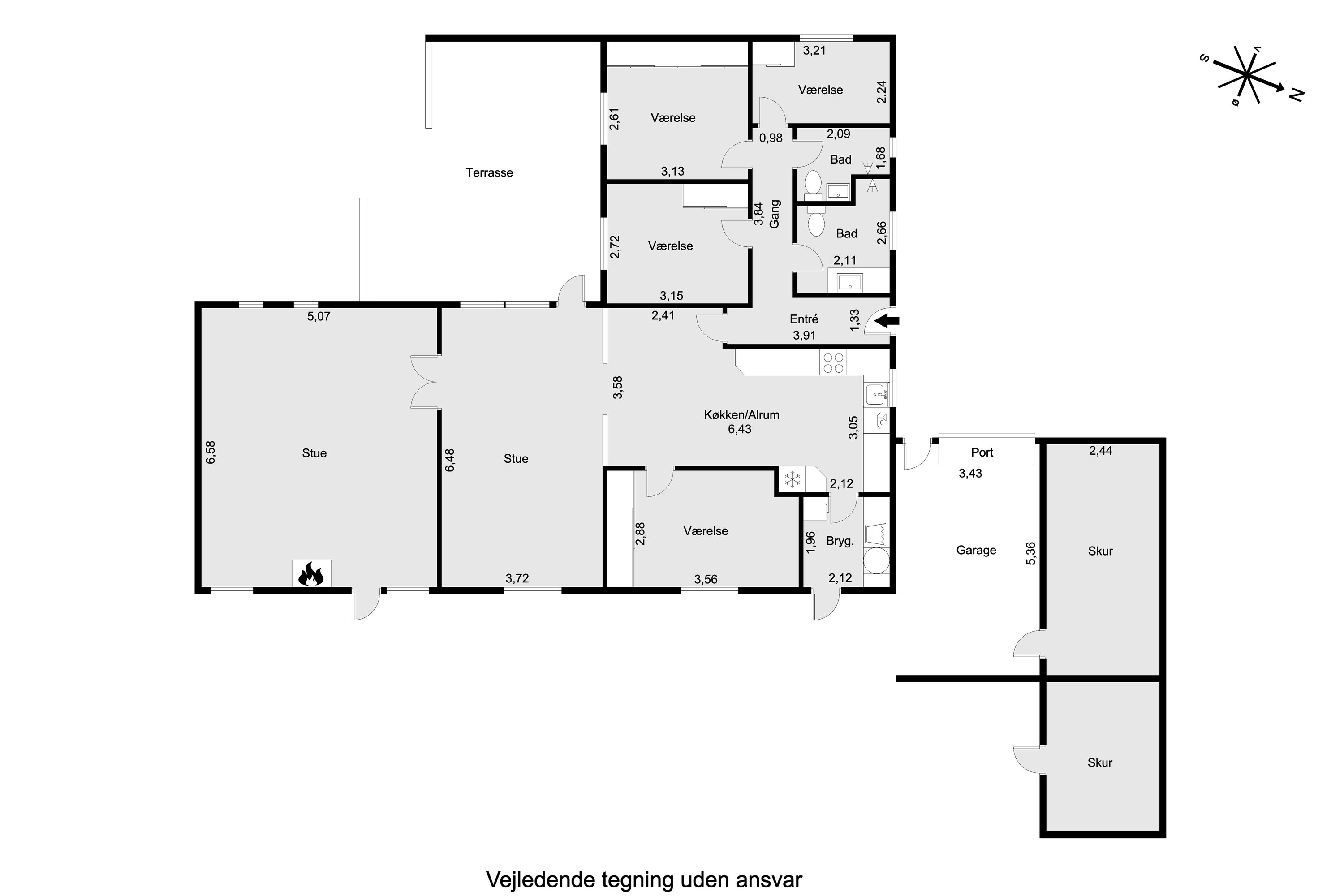 Plantegninger billede af Georgsmindevej 5, 8530 Hjortshøj