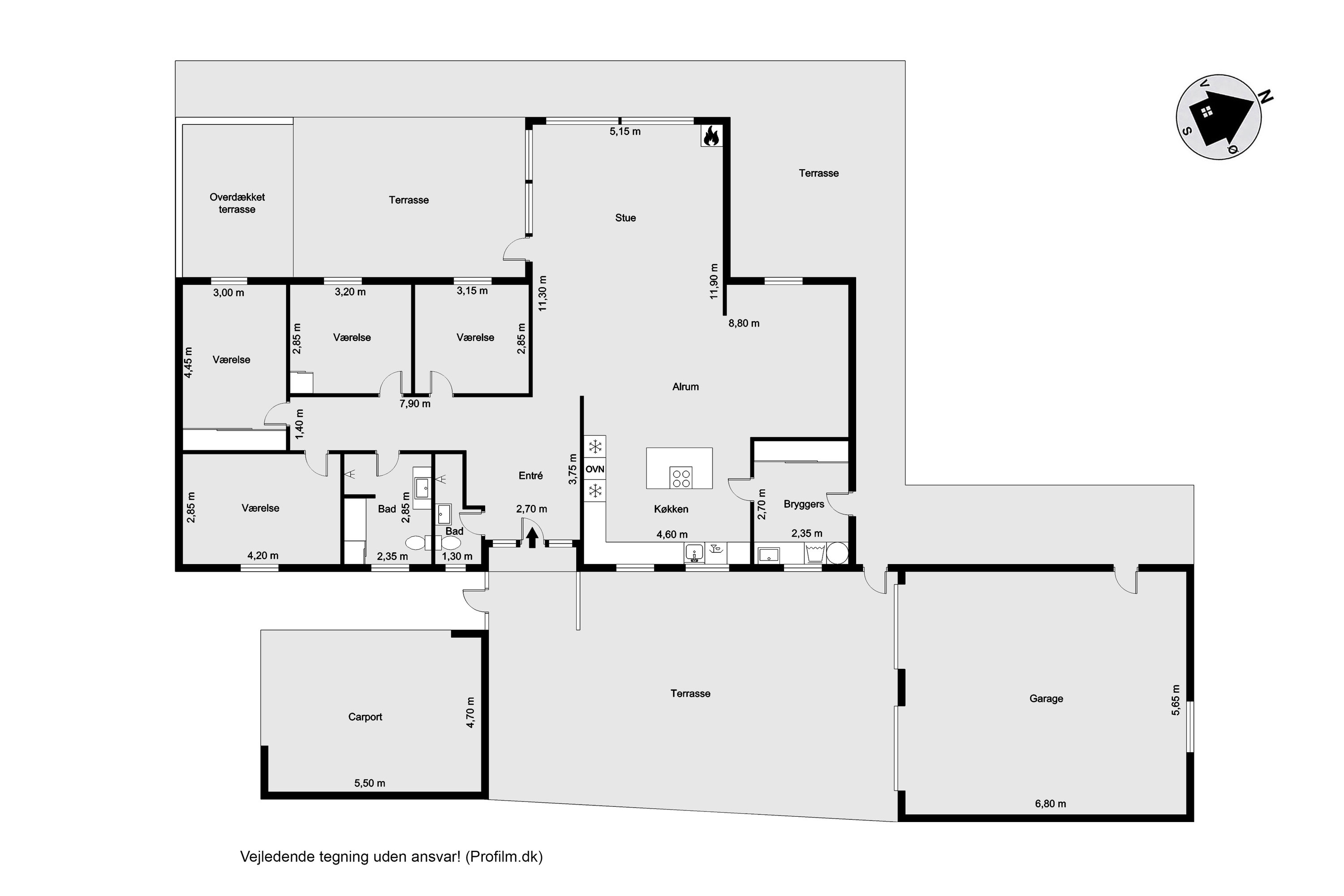 Plantegninger billede af Solsikkevej 22, Mejdal, 7500 Holstebro