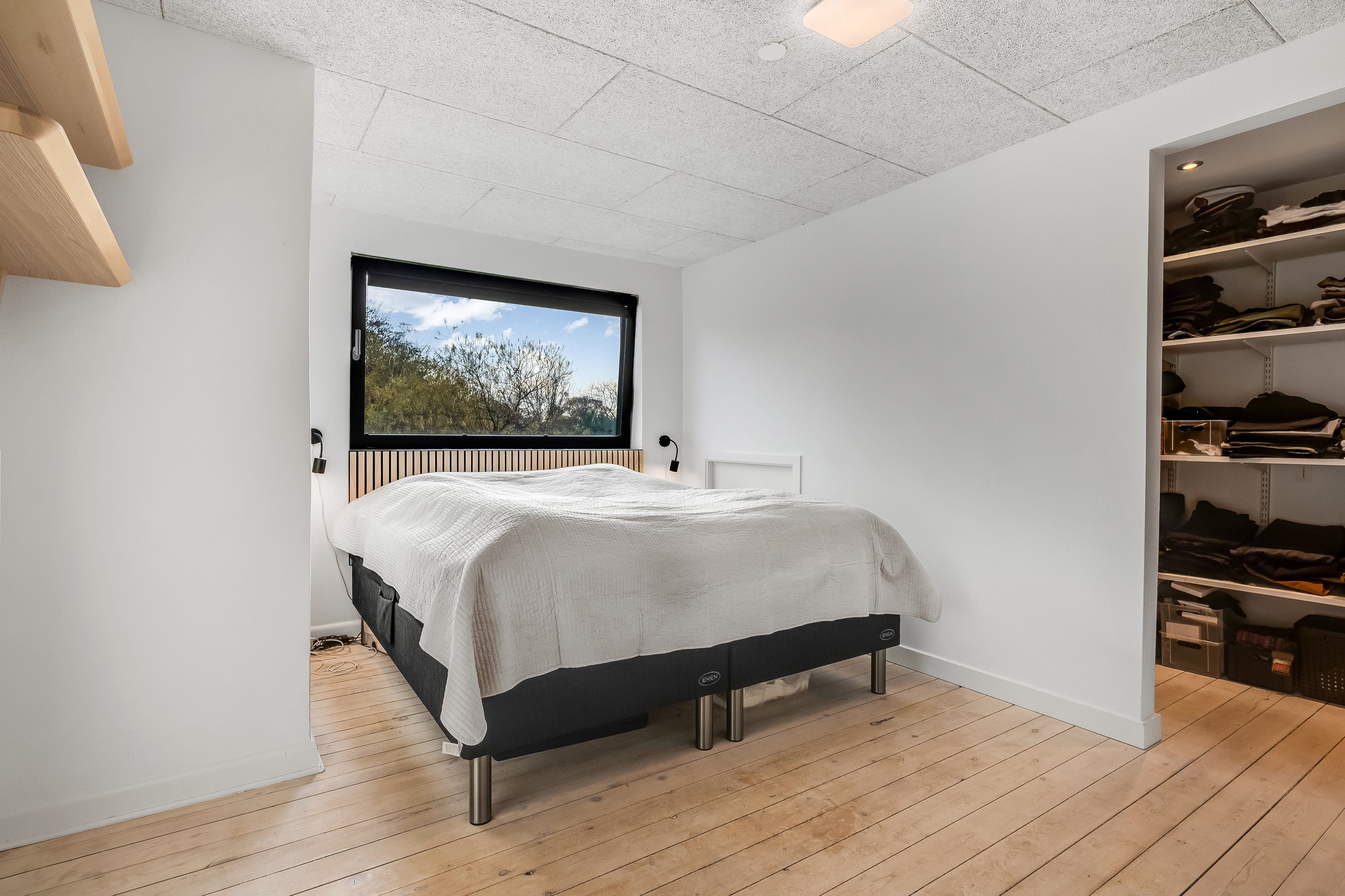 Fremhævet soveværelse billede i fuldskærmstilstand. Billede af Skivevej 58, 7500 Holstebro