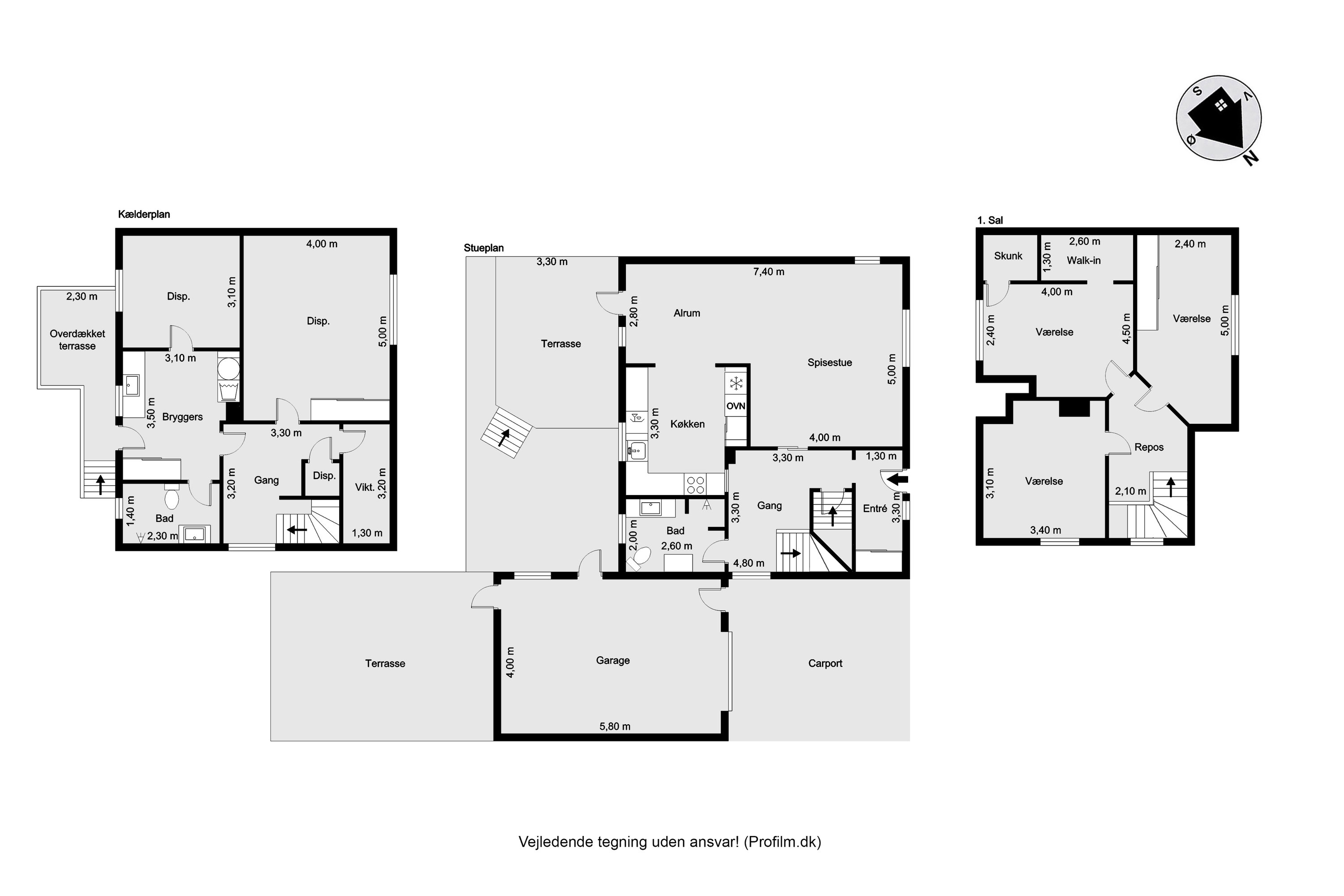 Plantegninger billede af Skivevej 58, 7500 Holstebro