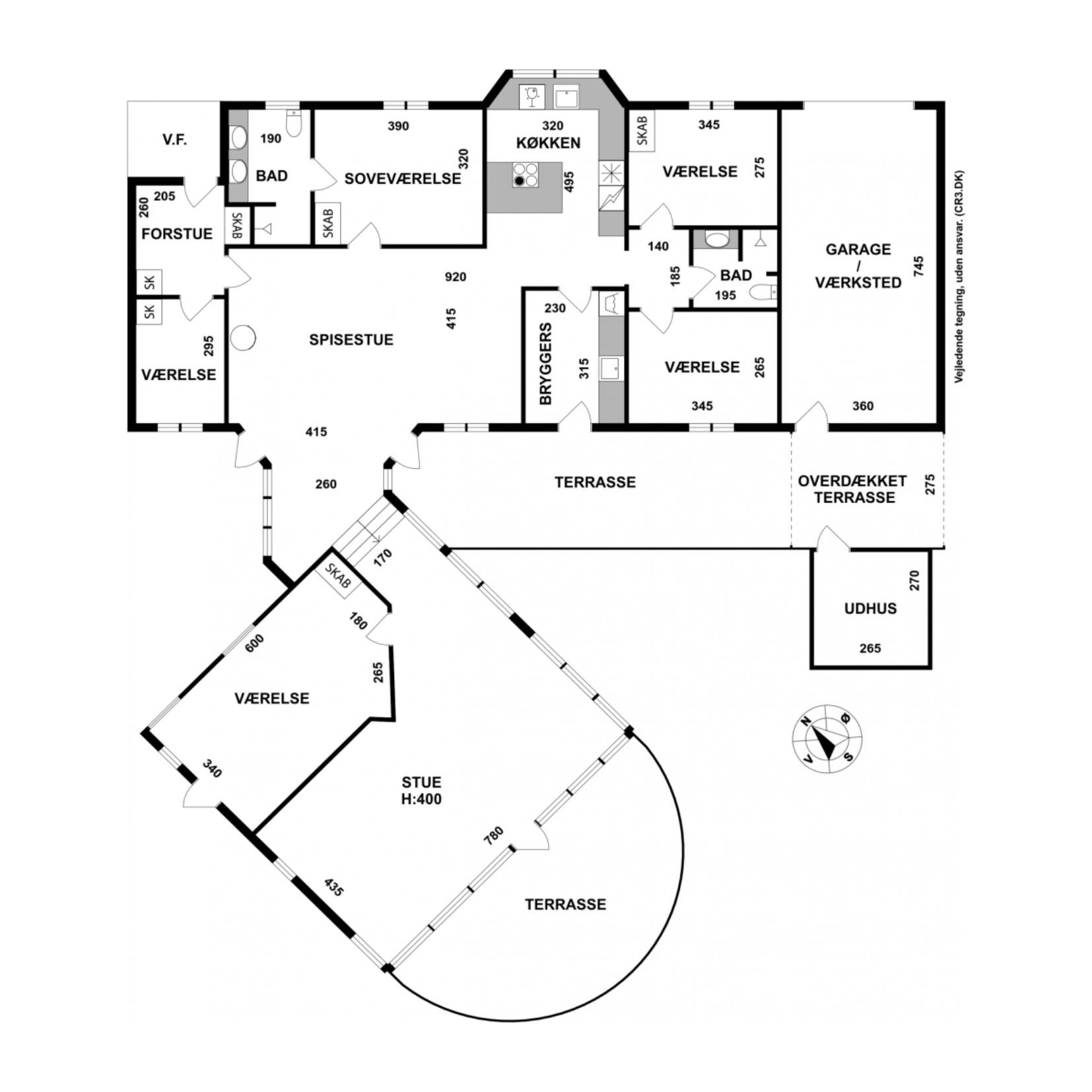 Plantegninger billede af Kastaniehaven 5, 3400 Hillerød