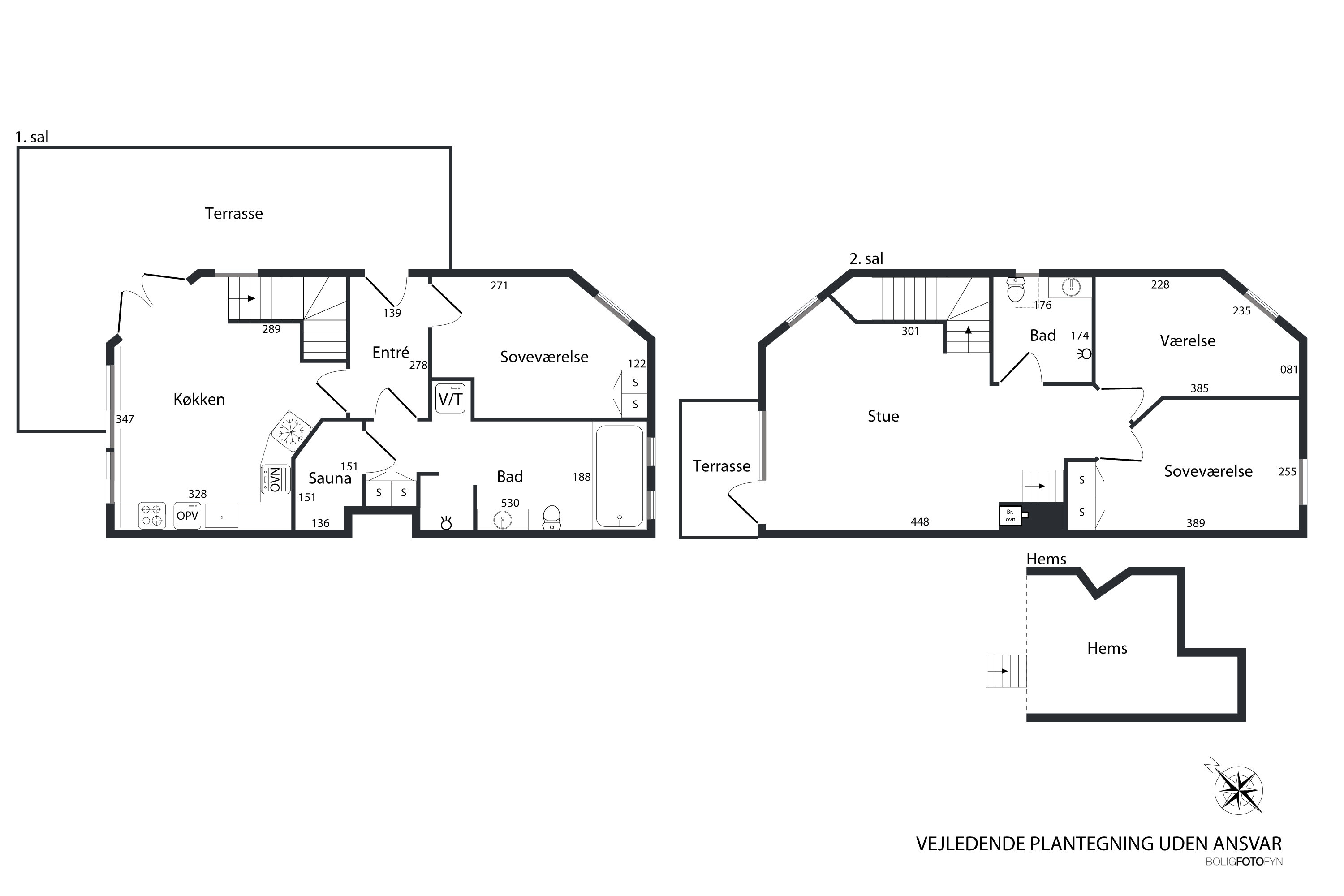 Plantegninger billede af Vestre Engvej 114, 1. th., 5400 Bogense