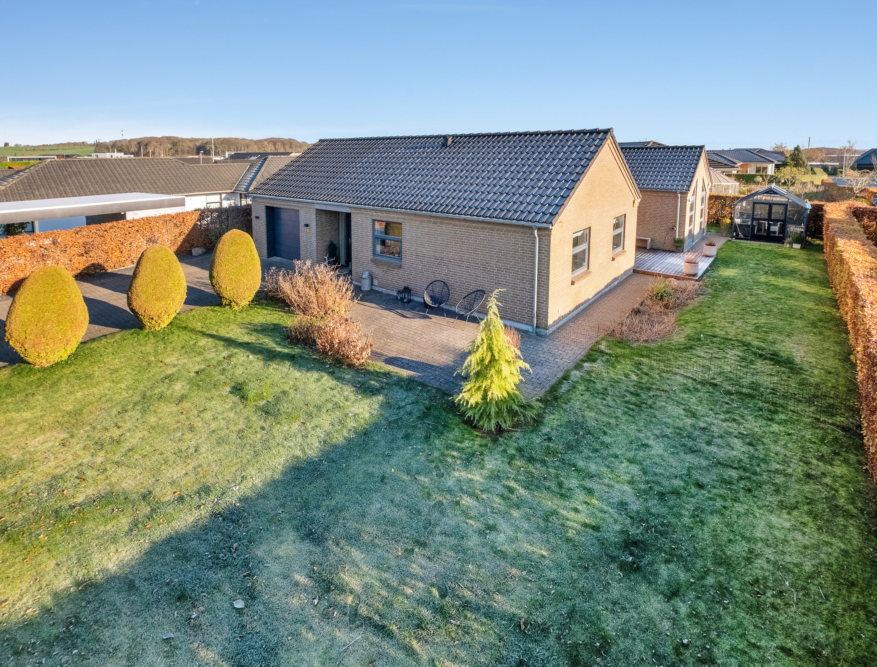 Fremhævet have billede i fuldskærmstilstand. Billede af Asmusgårdsvej 114, 8520 Lystrup