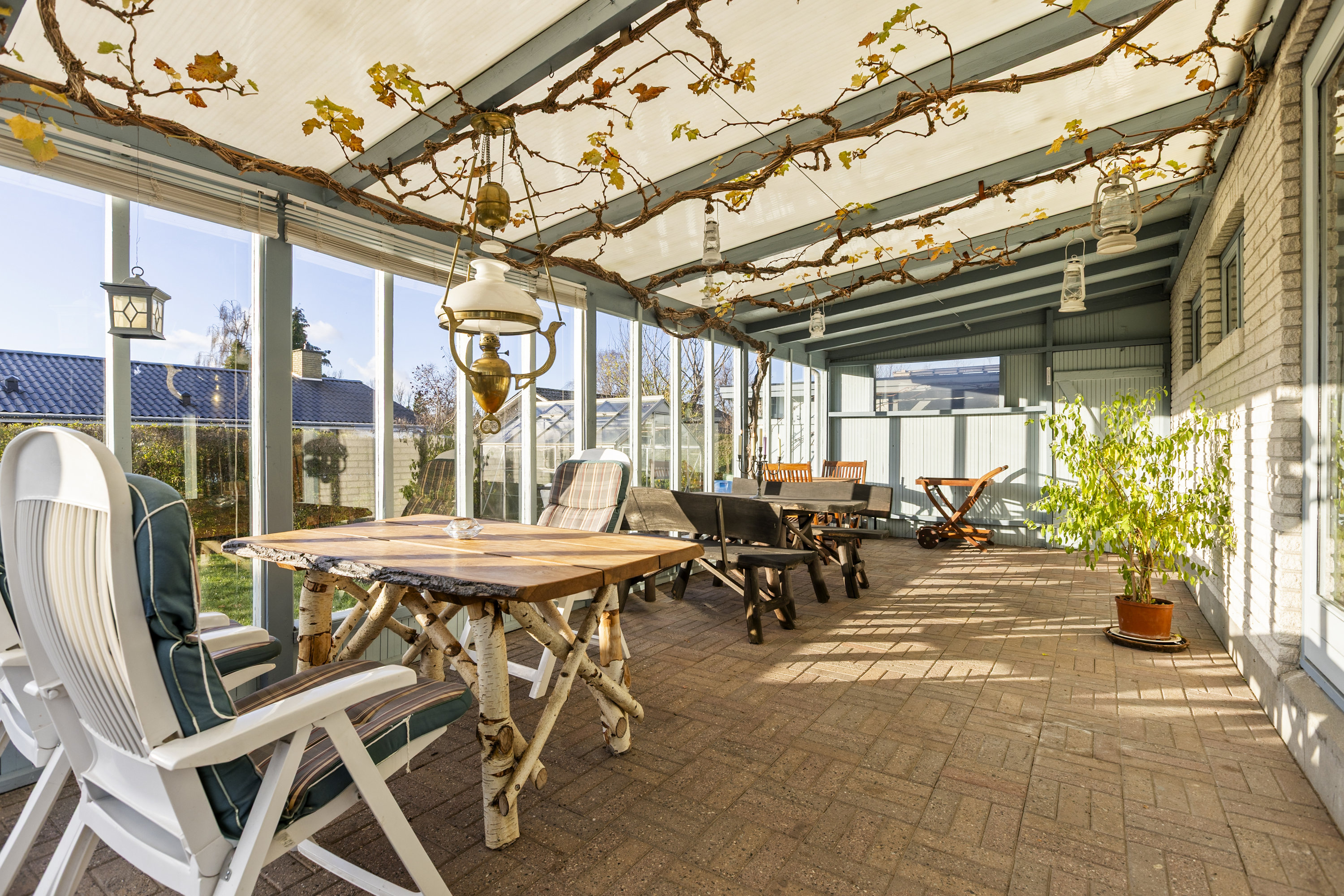 Fremhævet udestue billede i fuldskærmstilstand. Billede af Margrethevej 1, Ejby, 4070 Kirke Hyllinge