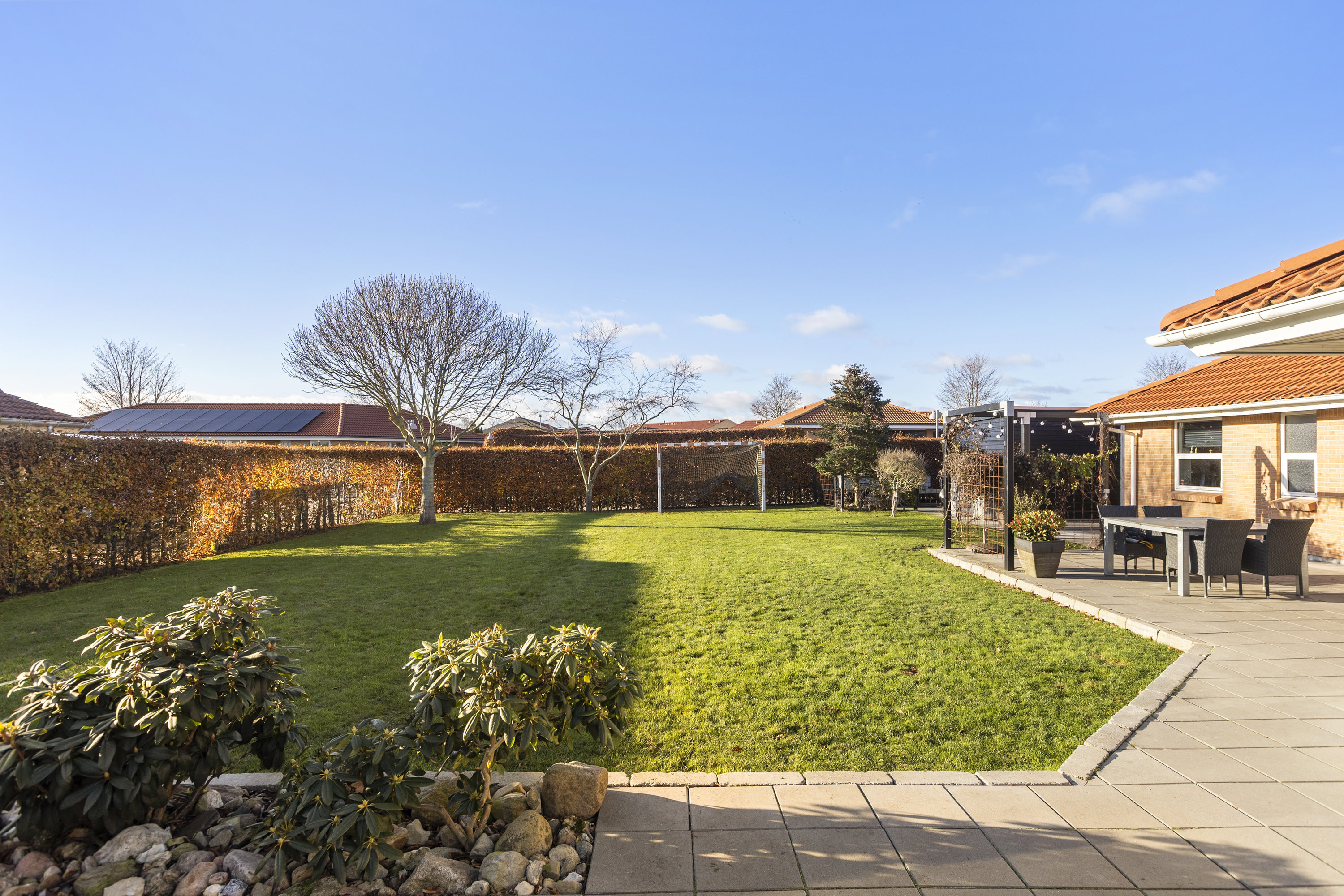 Fremhævet have billede i fuldskærmstilstand. Billede af Nordmandsvænget 29, 4050 Skibby