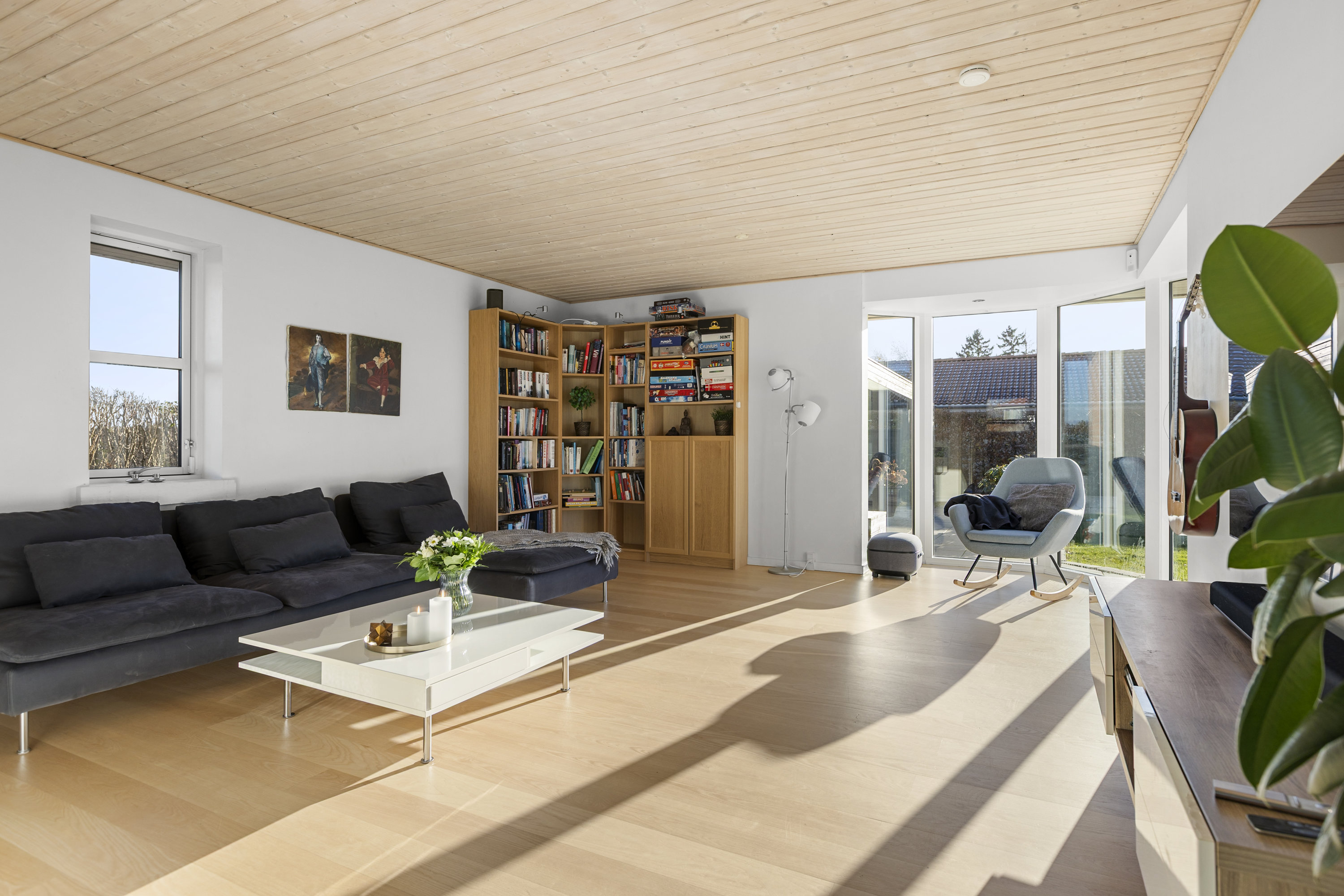 Fremhævet stue billede i fuldskærmstilstand. Billede af Nordmandsvænget 29, 4050 Skibby