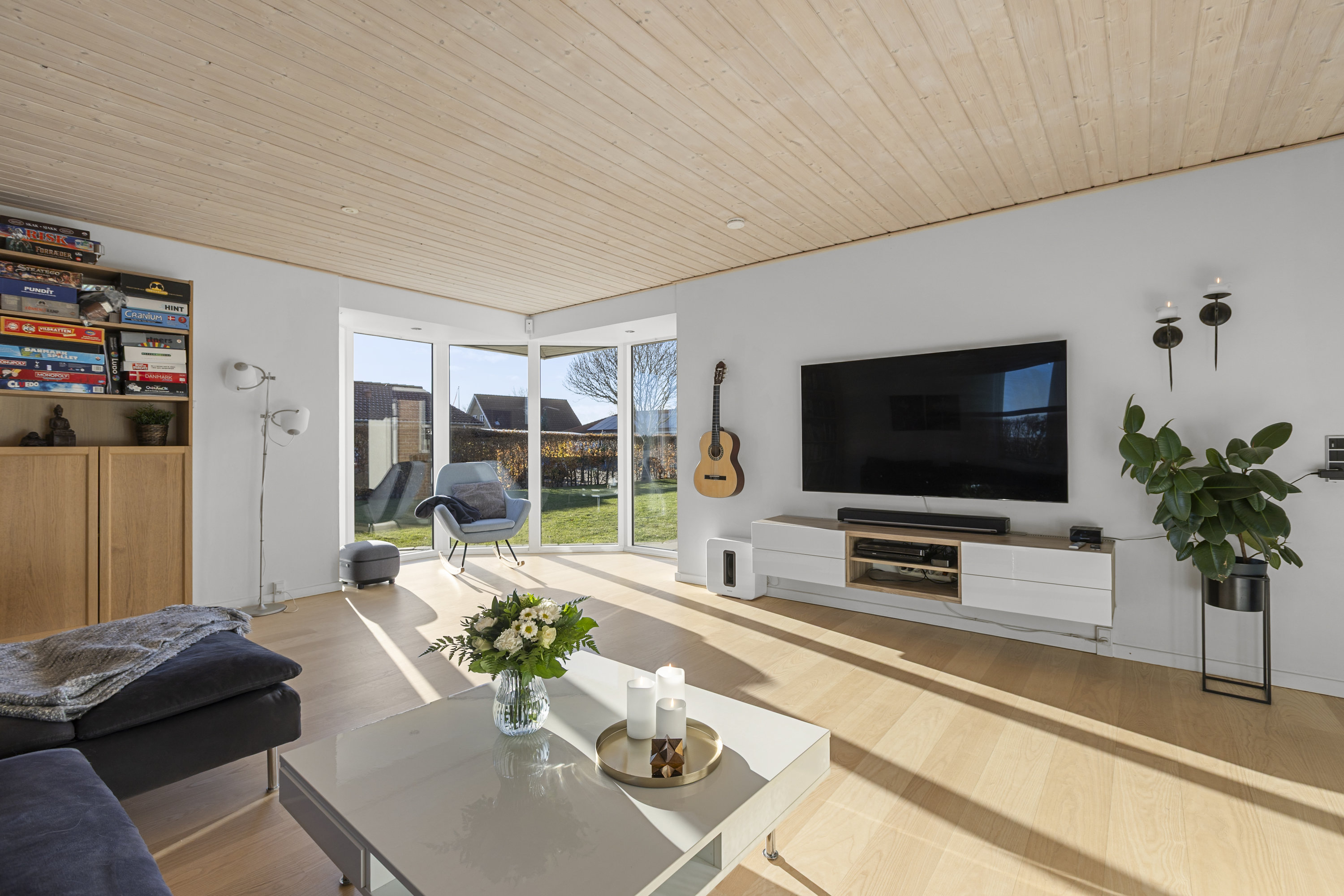 Fremhævet stue billede i fuldskærmstilstand. Billede af Nordmandsvænget 29, 4050 Skibby