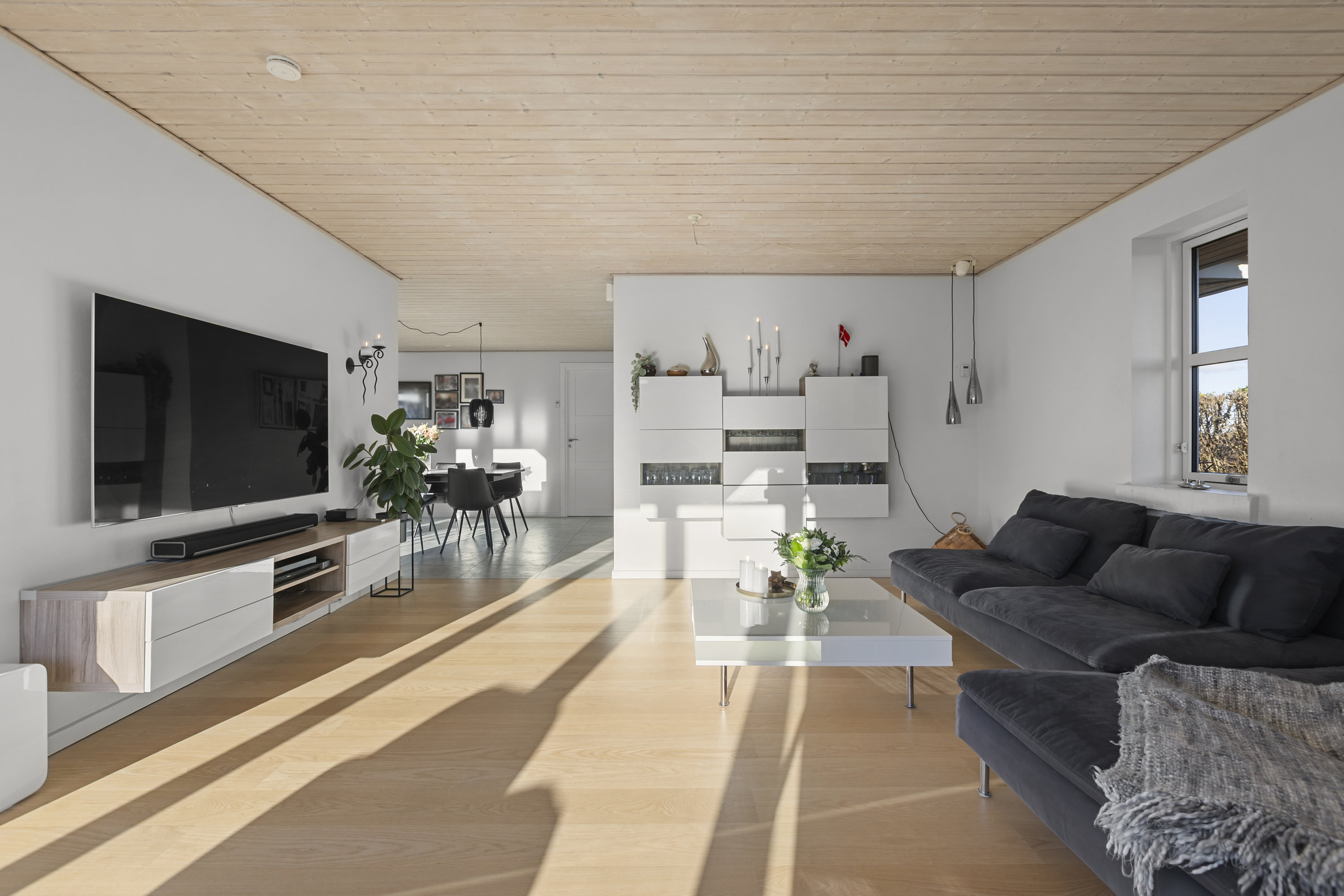 Fremhævet stue billede i fuldskærmstilstand. Billede af Nordmandsvænget 29, 4050 Skibby