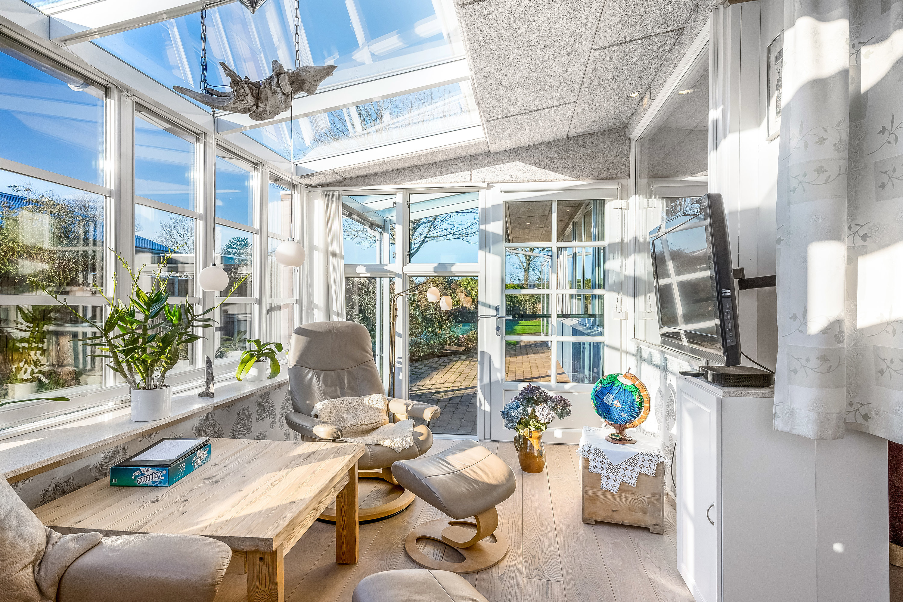 Fremhævet udestue billede i fuldskærmstilstand. Billede af Stenshøj 6, 6950 Ringkøbing