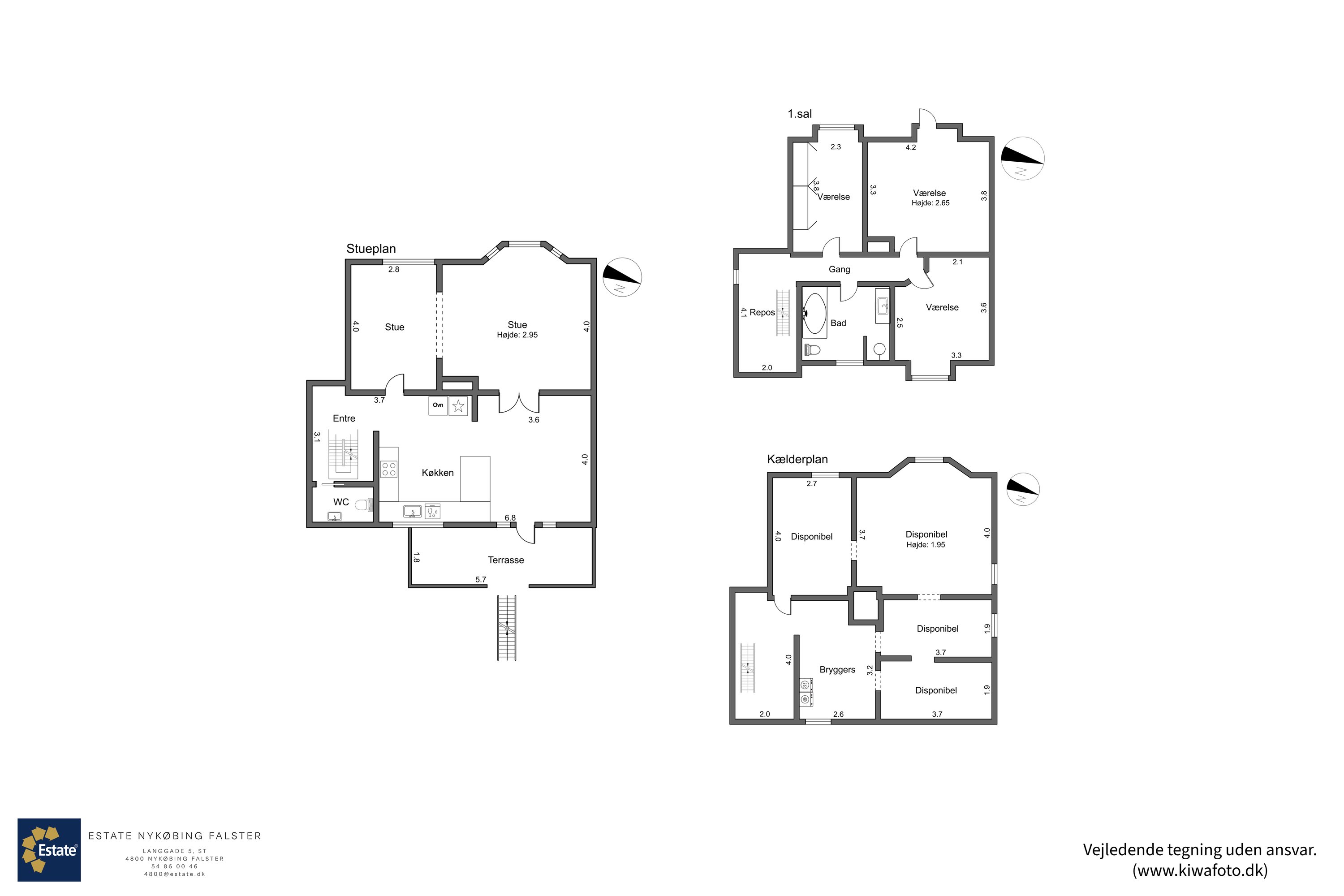 Plantegninger billede af Helgolandsgade 8, 4800 Nykøbing F