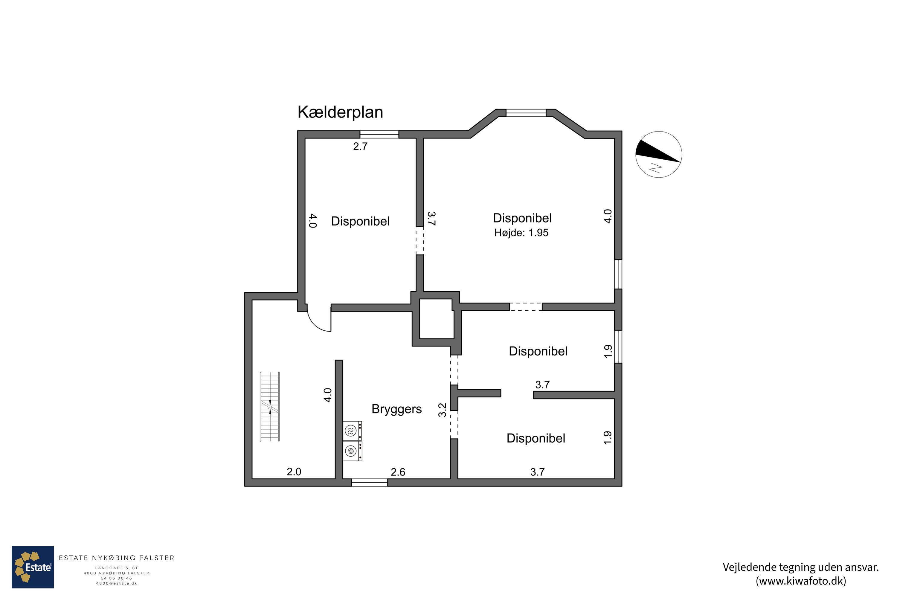 Plantegninger billede af Helgolandsgade 8, 4800 Nykøbing F