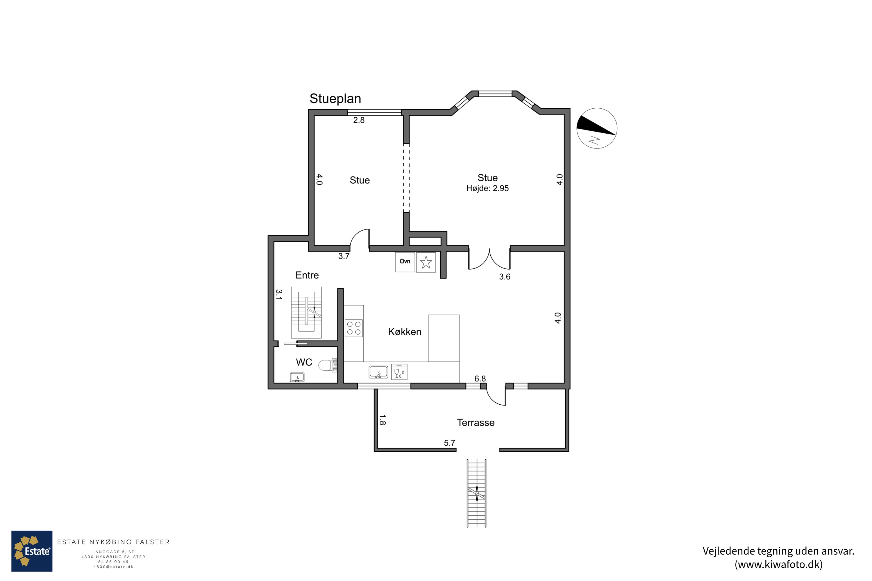 Plantegninger billede af Helgolandsgade 8, 4800 Nykøbing F