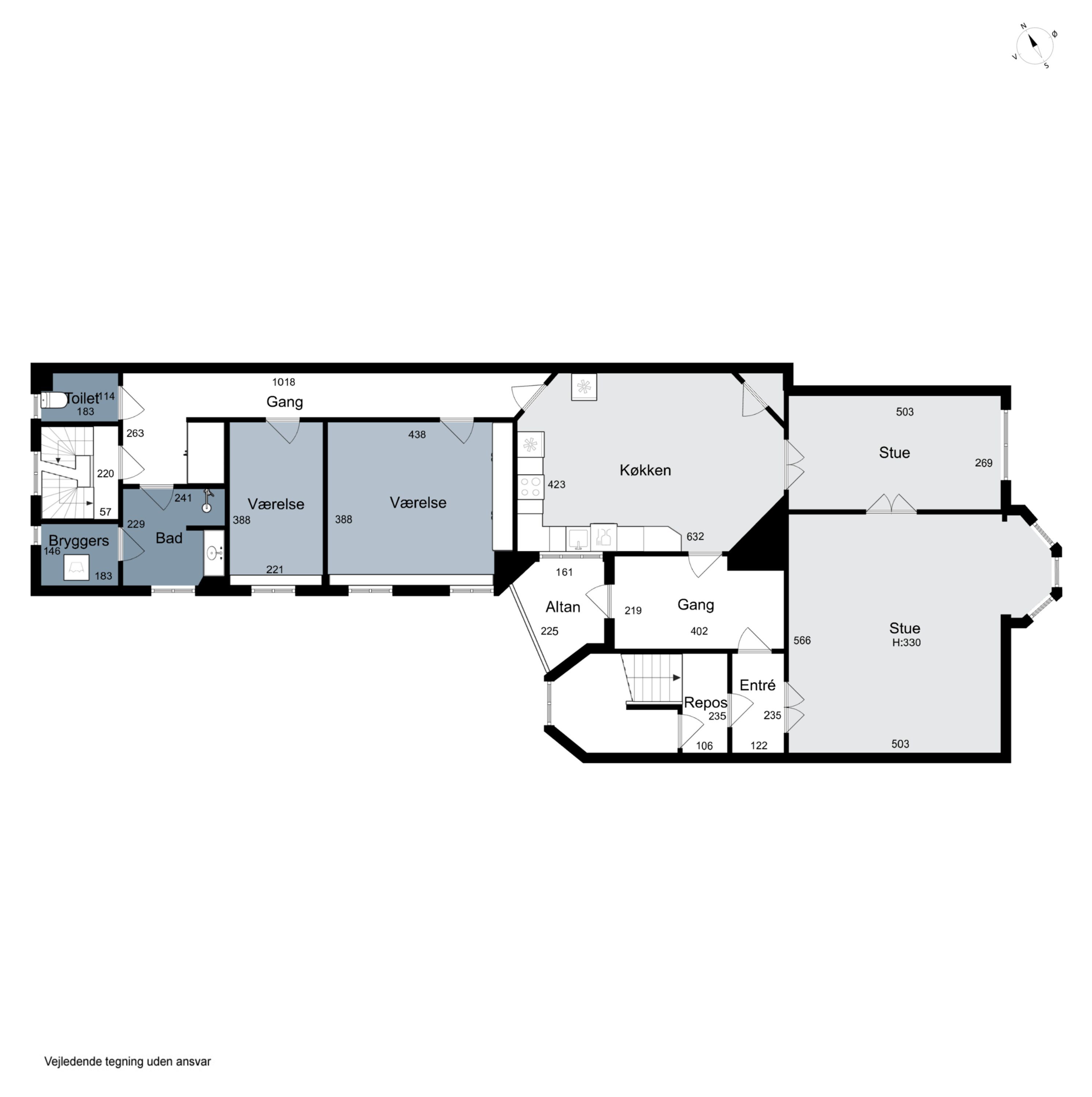 Plantegninger billede af Kystvejen 45, 3., 8000 Aarhus C