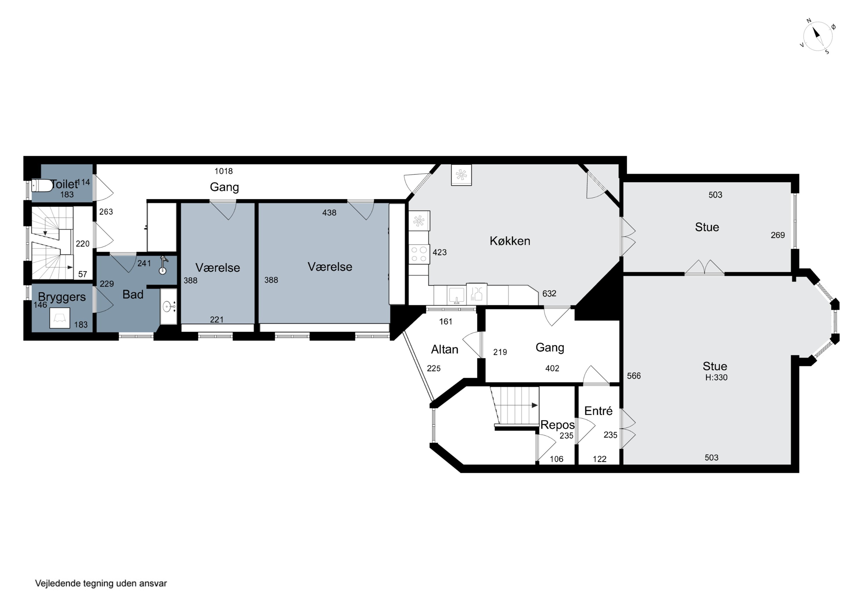 Plantegninger billede af Kystvejen 45, 3., 8000 Aarhus C