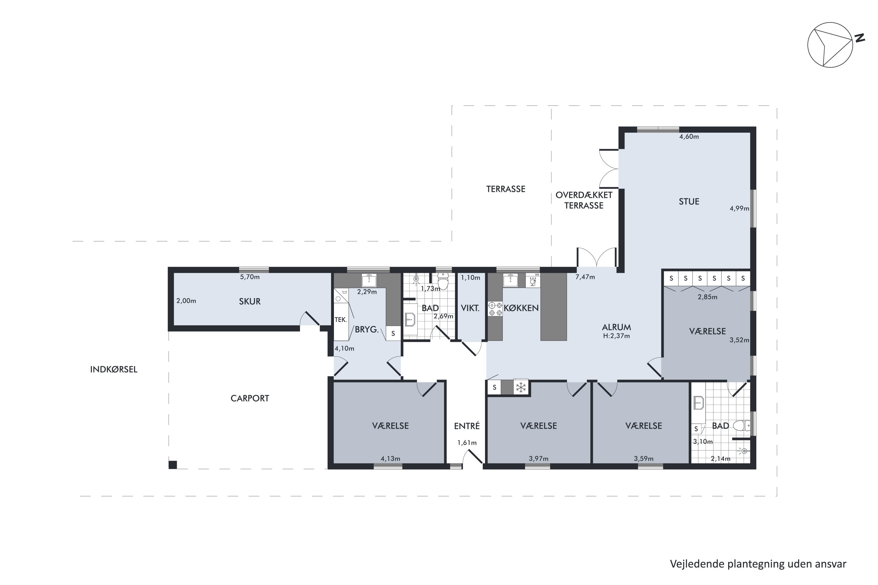 Plantegninger billede af Druehylden 56, Østerhåb, 8700 Horsens