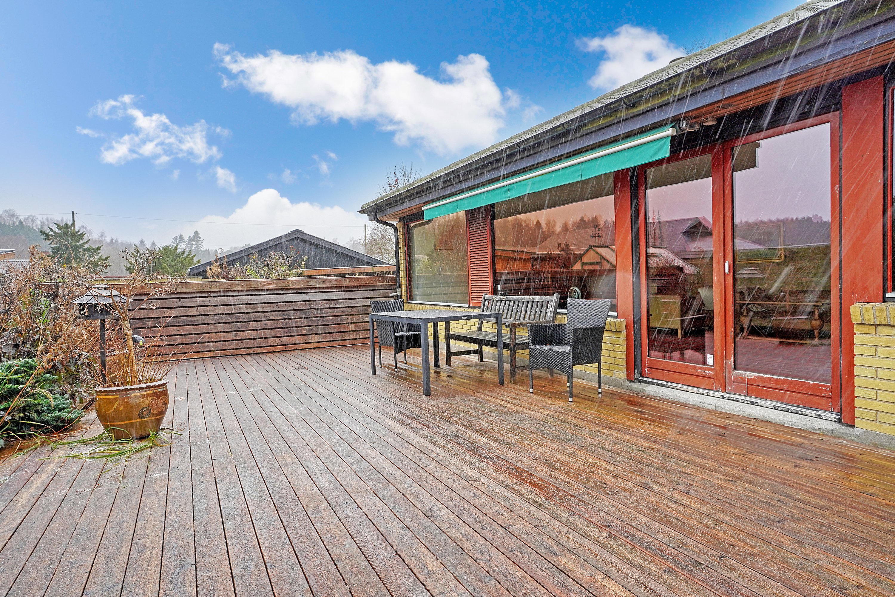 Fremhævet terrasse billede i fuldskærmstilstand. Billede af Baunevænget 21, Nødebo, 3480 Fredensborg