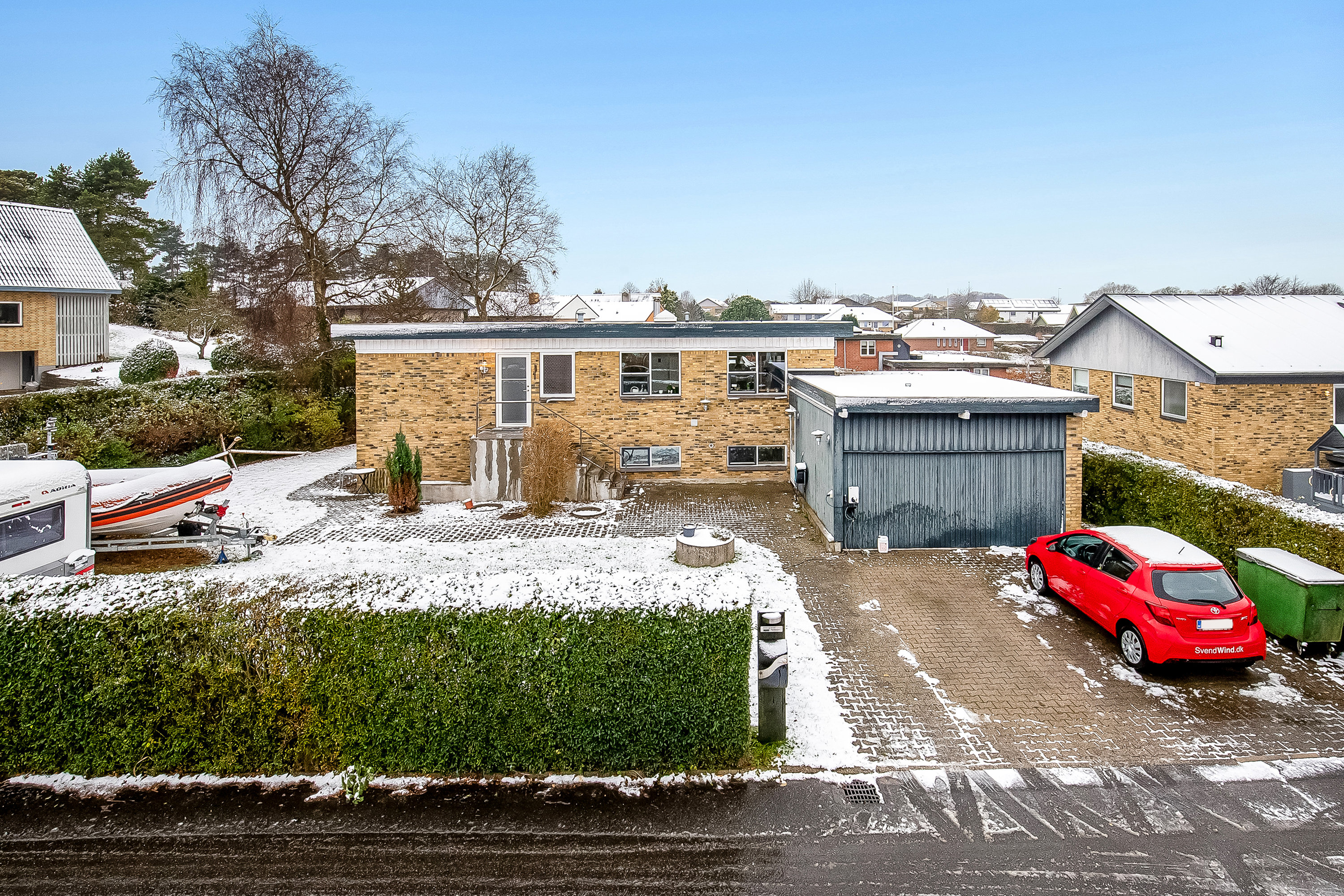 Villa: Mastefoto på Tværvej 1, Erritsø, 7000 Fredericia