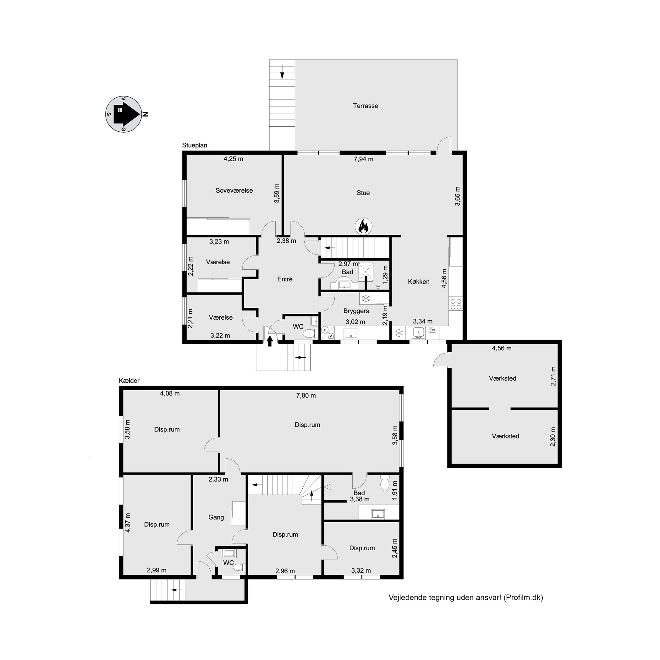 Plantegninger billede af Tværvej 1, Erritsø, 7000 Fredericia