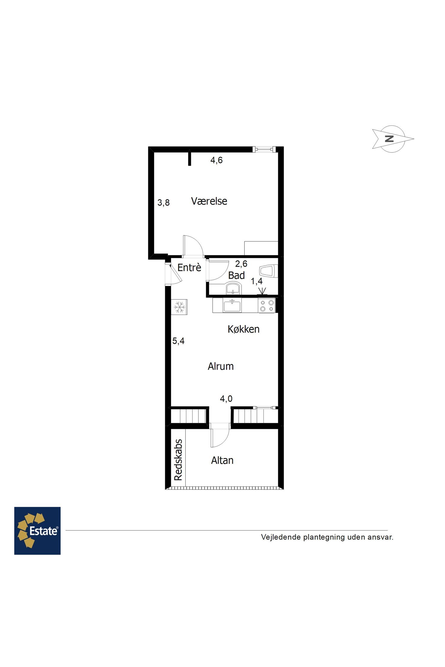 Plantegninger billede af Hjelmevej 15, 1. 15., Henne Strand, 6854 Henne