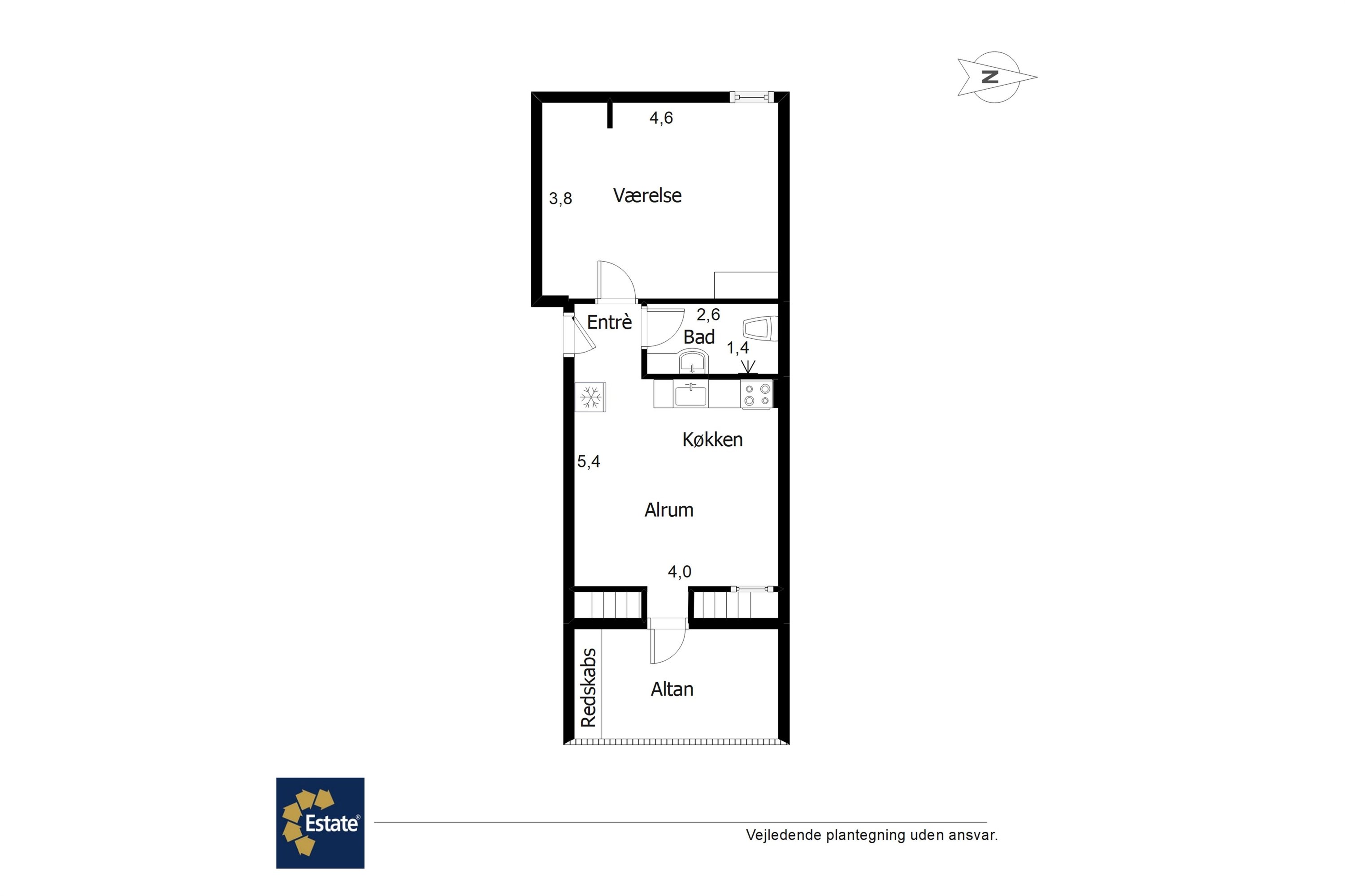 Plantegninger billede af Hjelmevej 15, 1. 15., Henne Strand, 6854 Henne