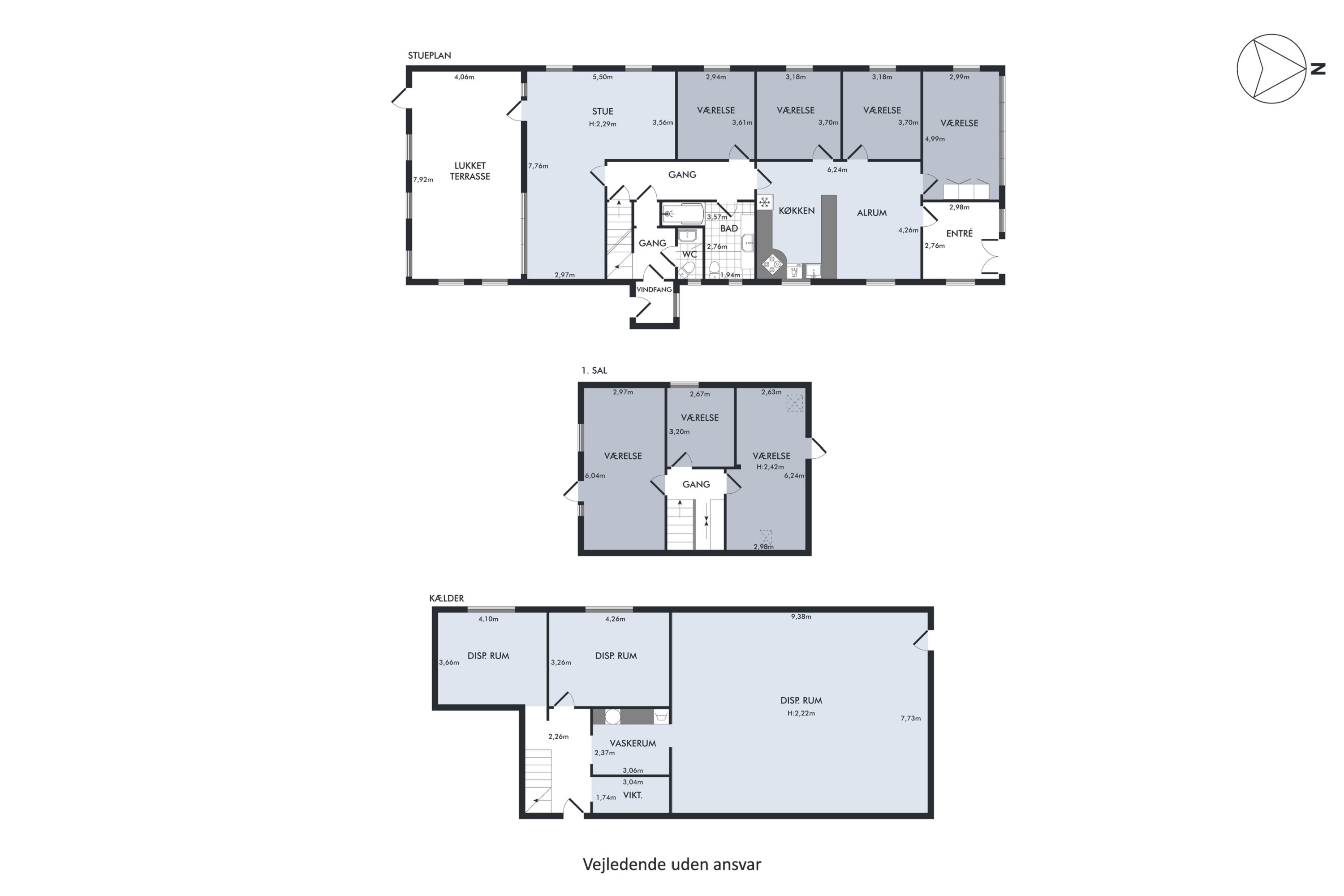 Plantegninger billede af Frøslevvej 24, 6330 Padborg