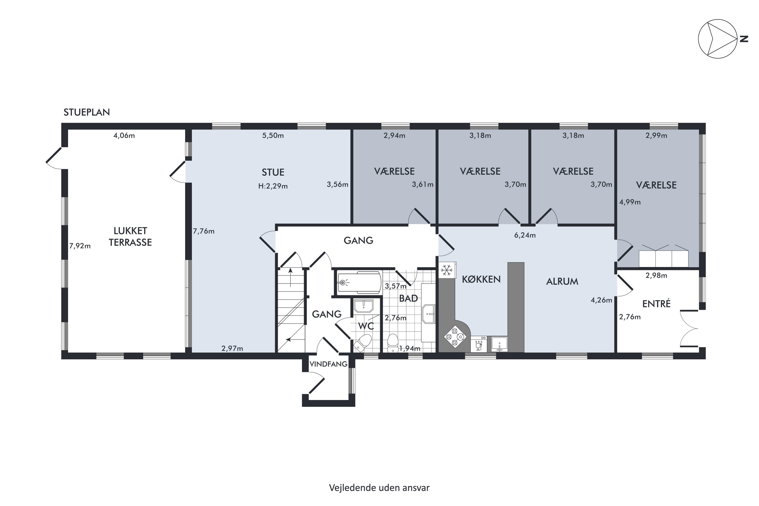 Plantegninger billede af Frøslevvej 24, 6330 Padborg