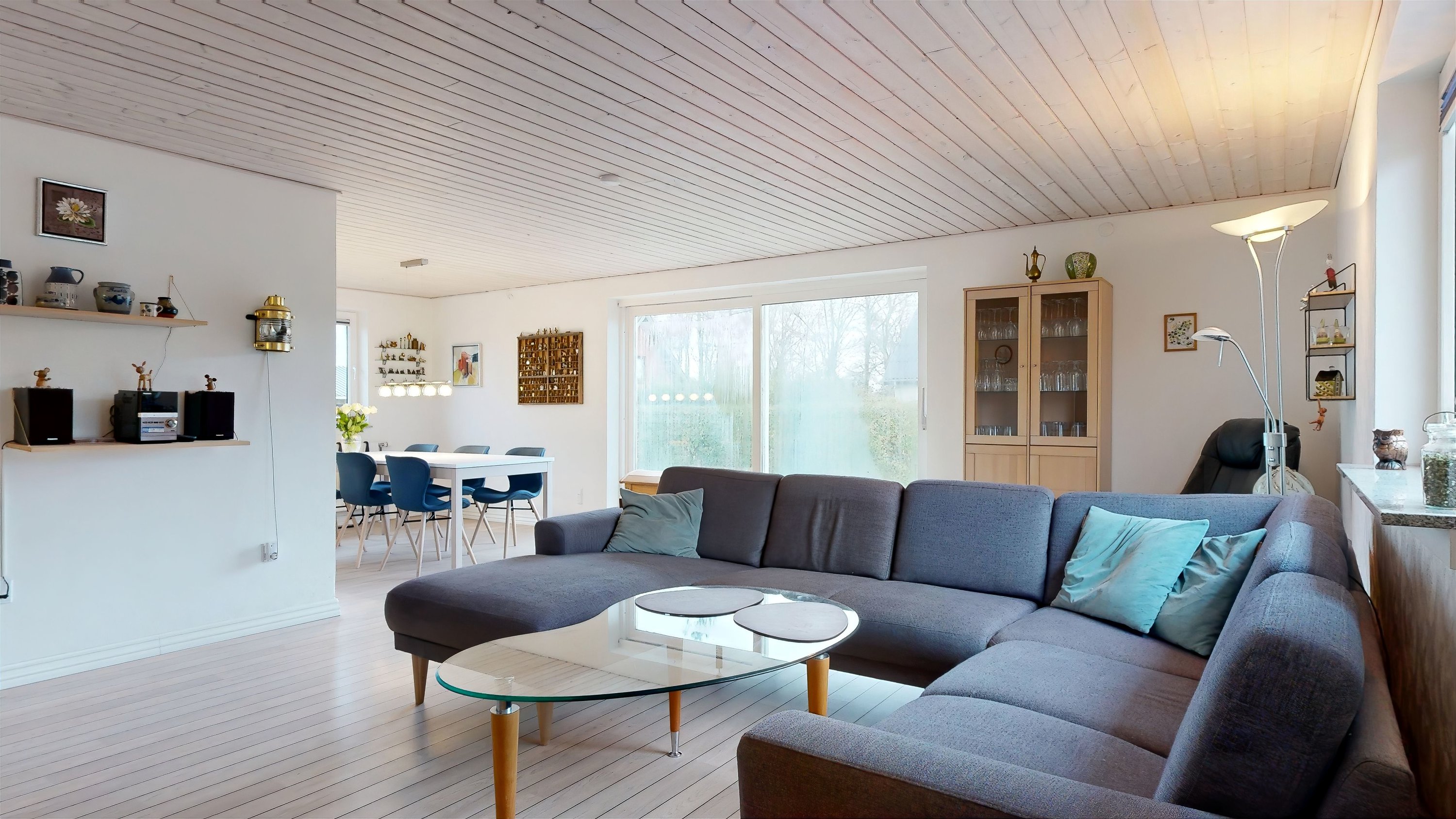 Fremhævet stue billede i fuldskærmstilstand. Billede af Kristiansvej 5, Vorning, 8830 Tjele