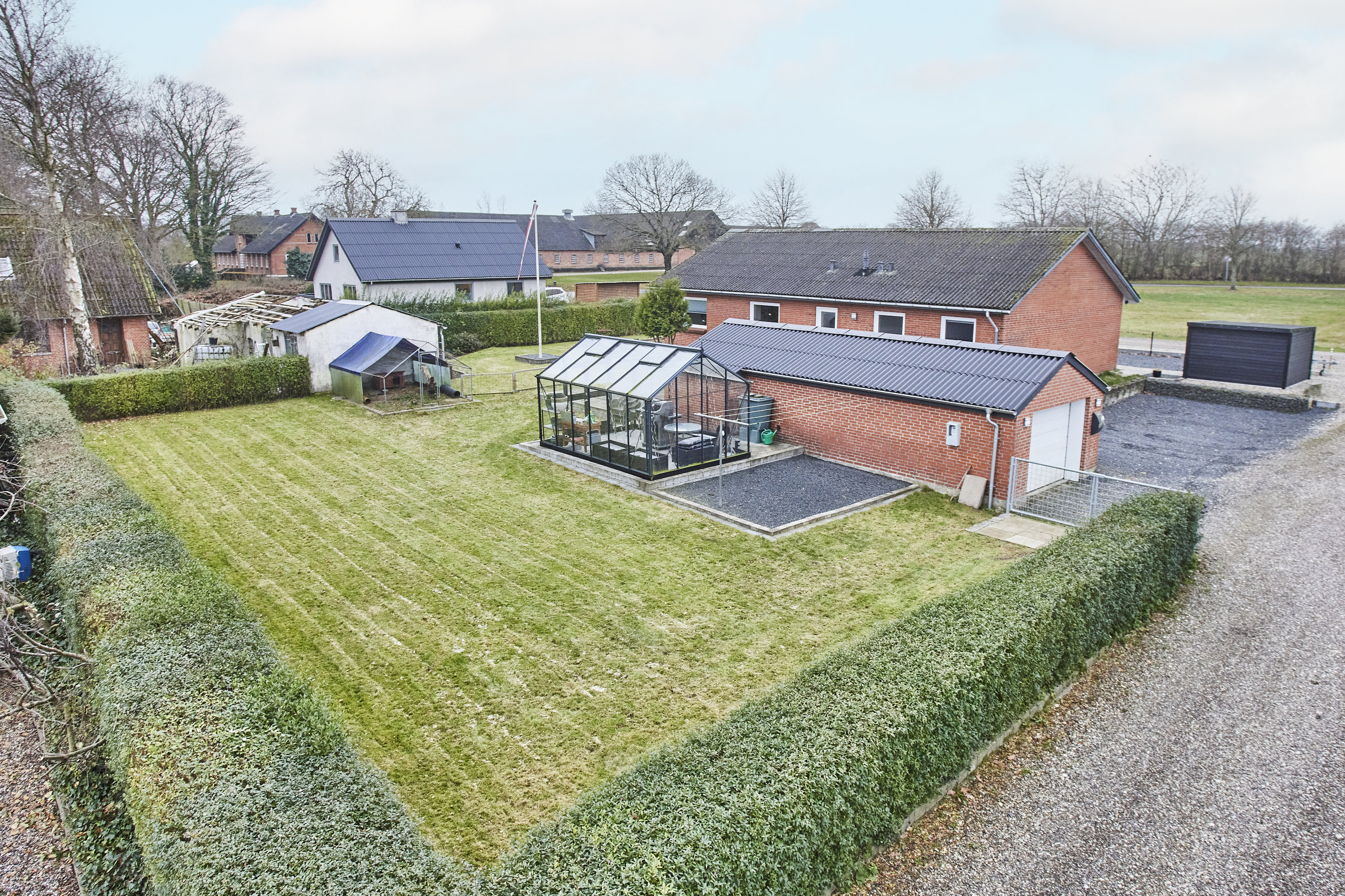 Miniaturebillede 1: luftfoto. Billede af Kristiansvej 5, Vorning, 8830 Tjele