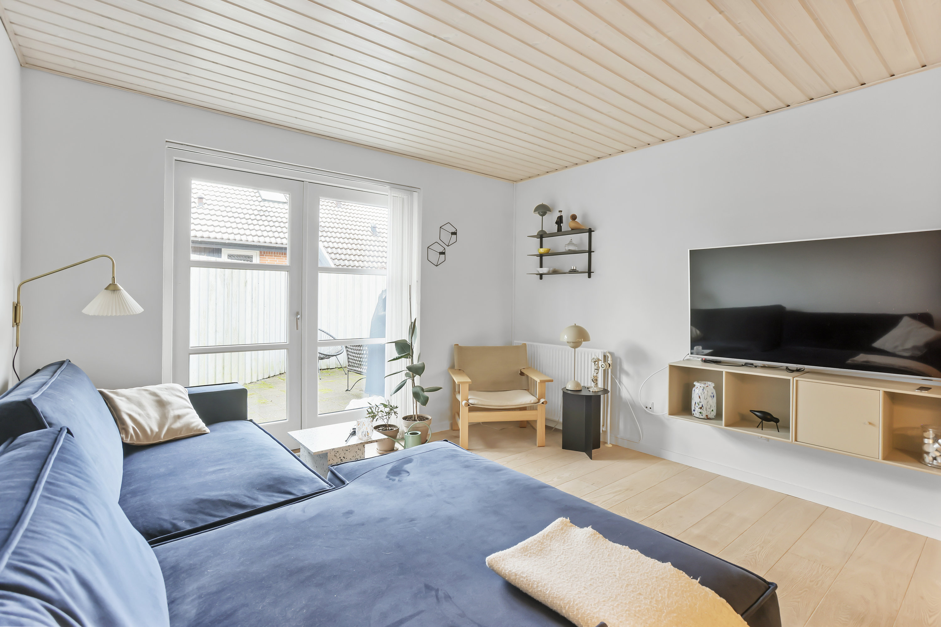 Fremhævet stue billede i fuldskærmstilstand. Billede af Hyrdebakken 80, 8800 Viborg