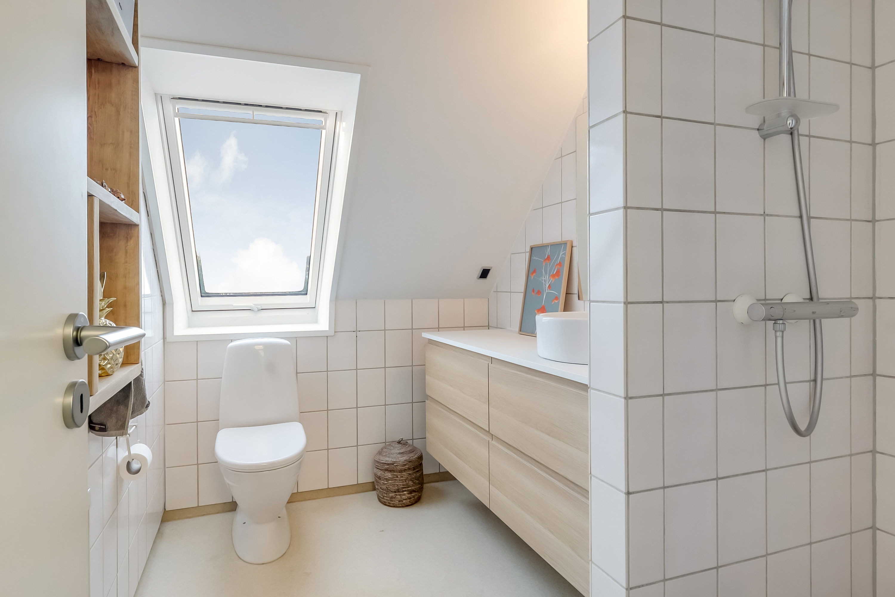 Fremhævet badeværelse billede i fuldskærmstilstand. Billede af Tordenskjoldsvej 5, Tåsinge, 5700 Svendborg